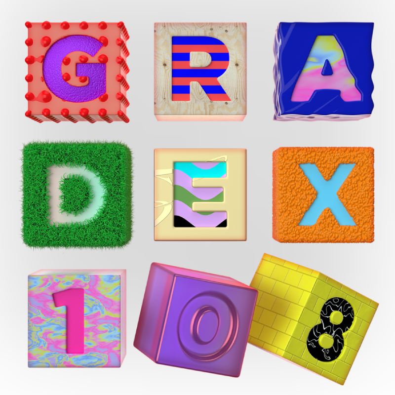 Gradex square logo