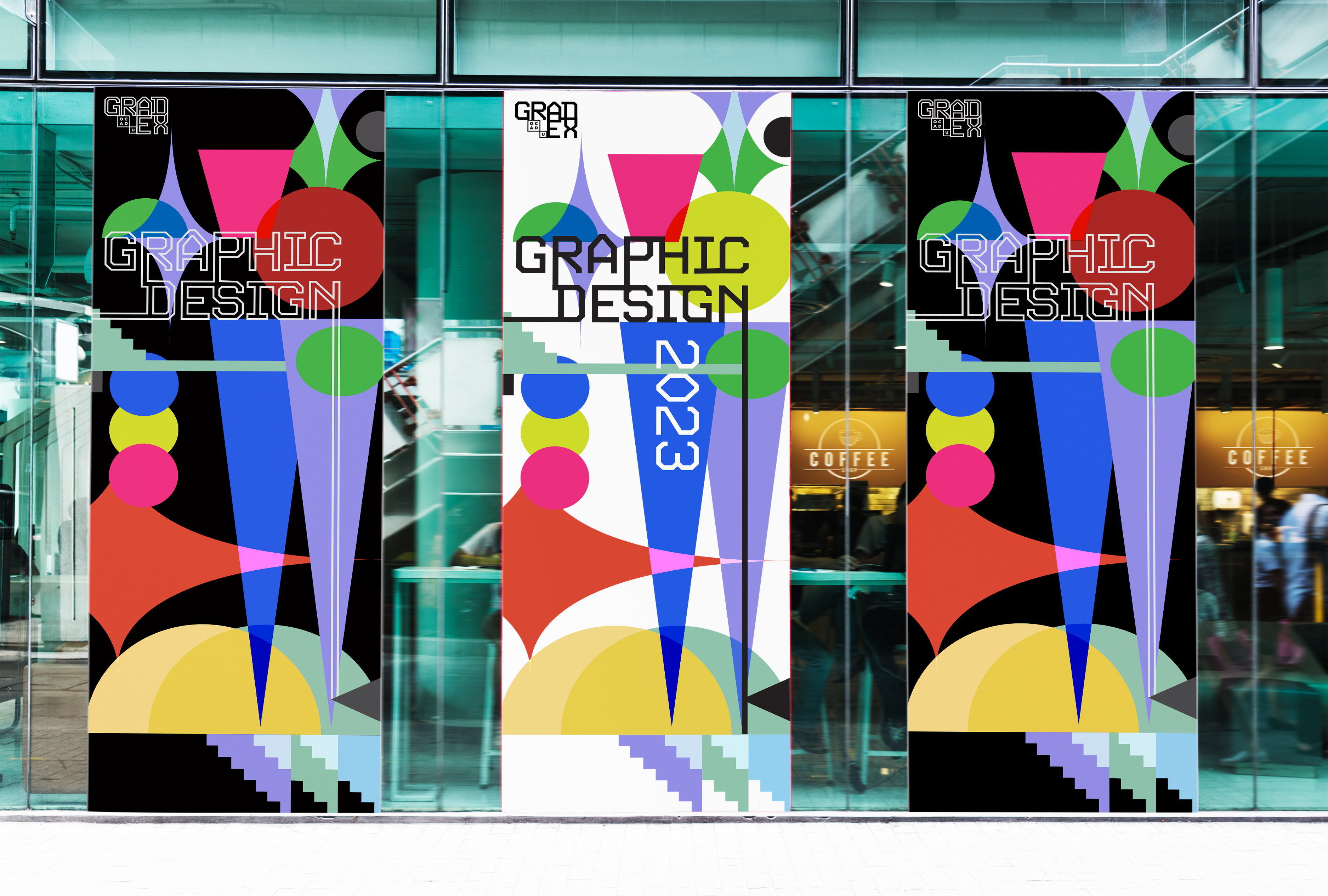 Poster Design for the Graphic Design Floor of Gradex