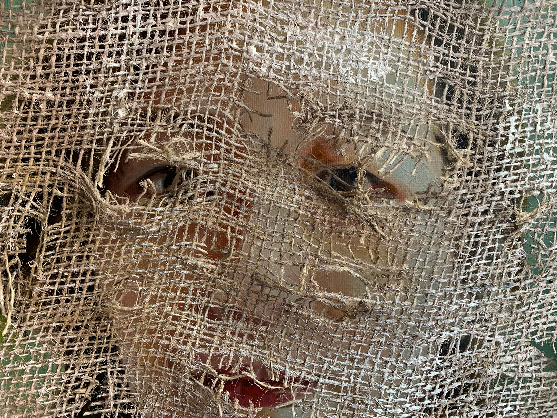 Self Portrait of Middle-Aged Woman