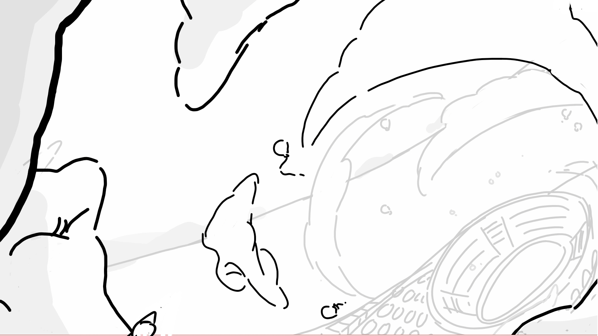 Second Place concept work