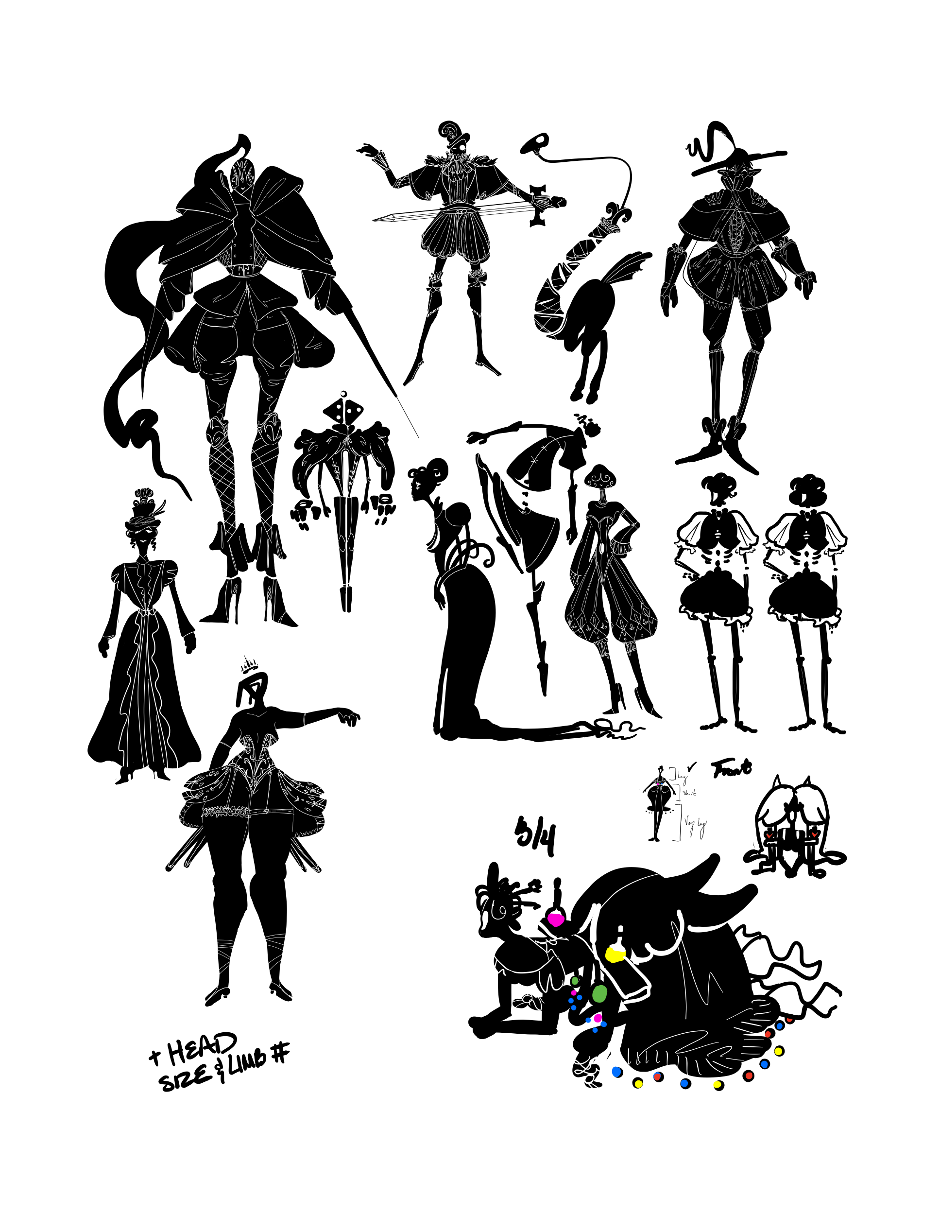 Character Silhouettes