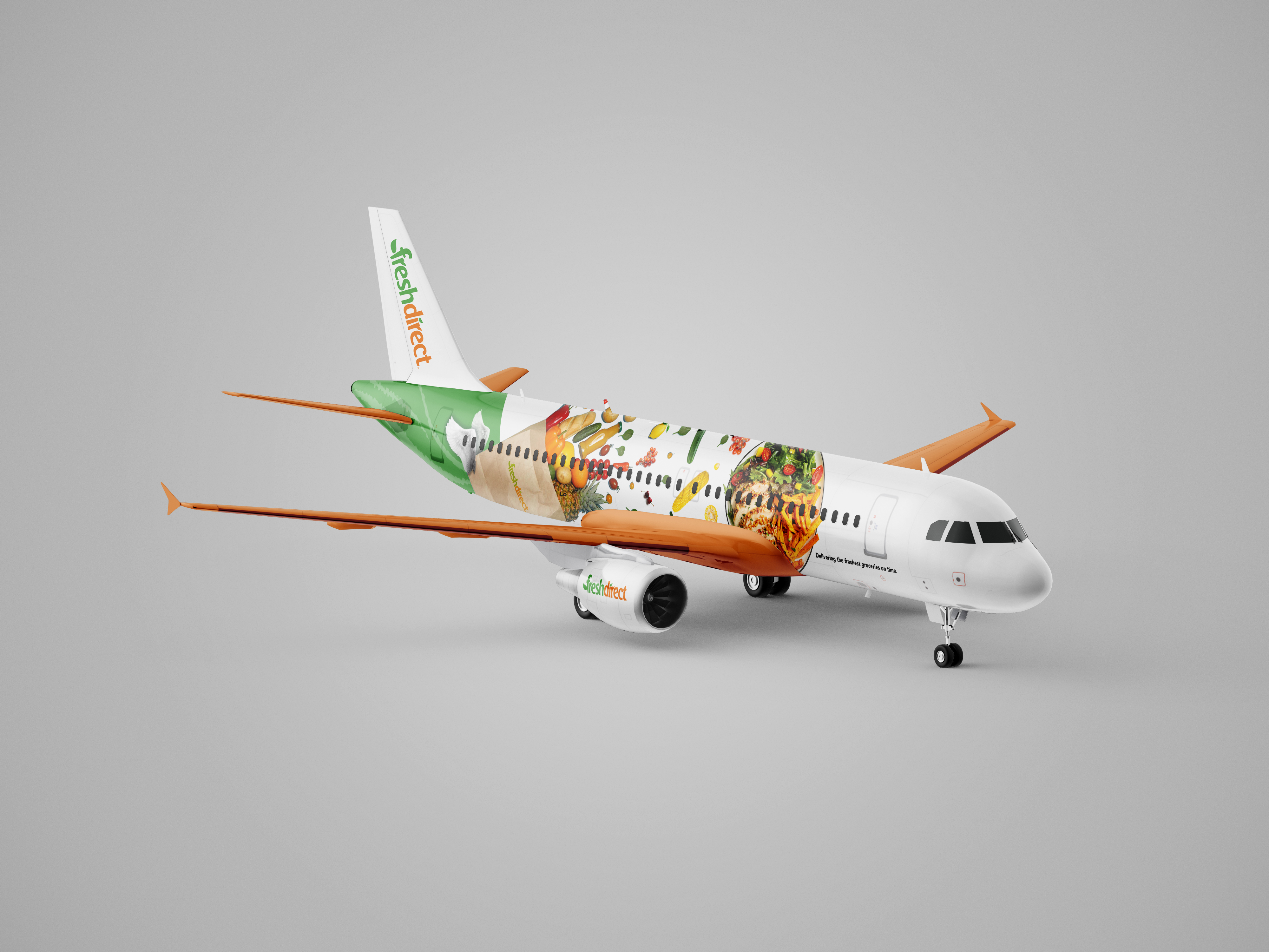 Fresh Direct Plane Advertising