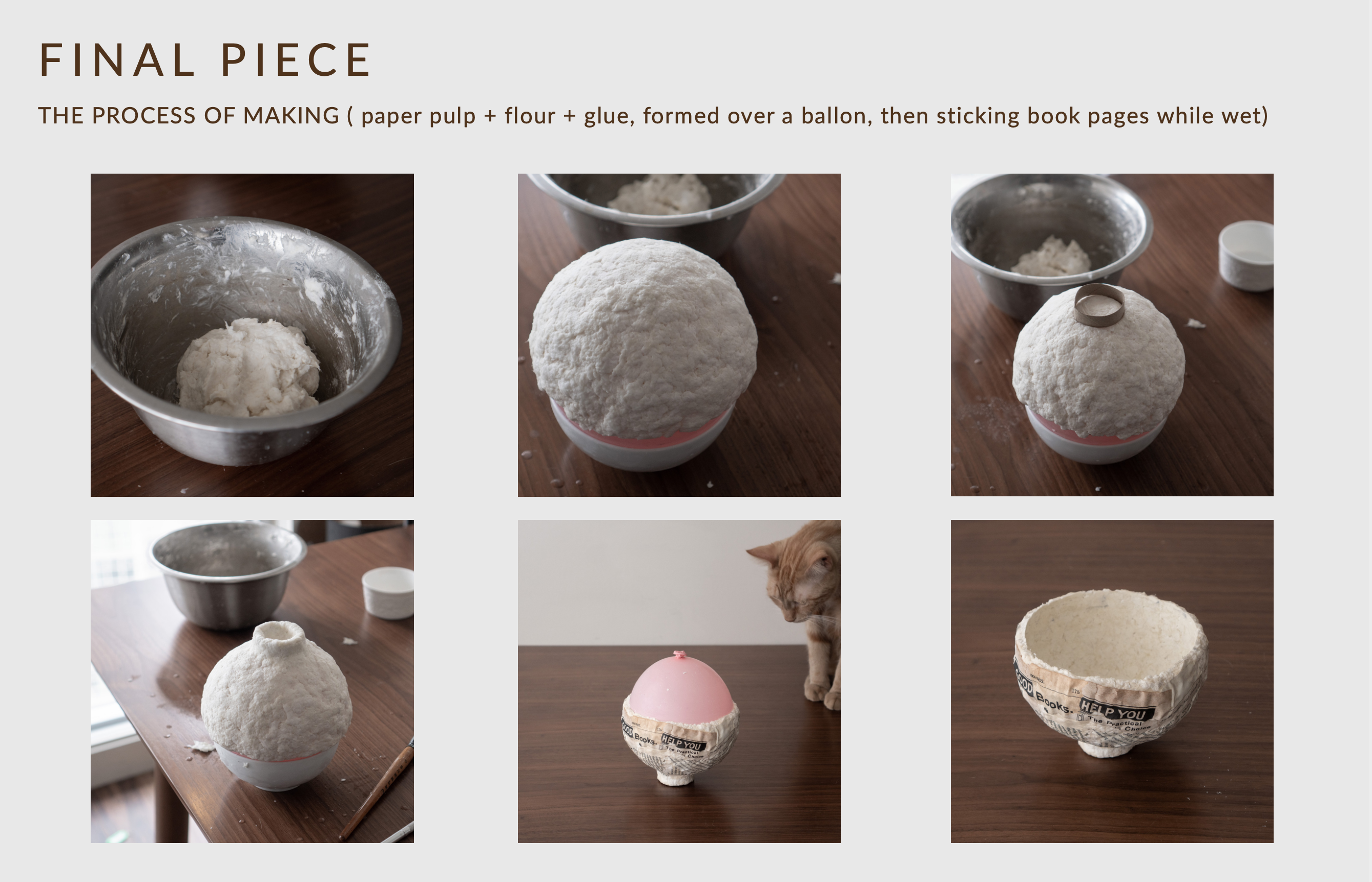 Spiritual Food : Material Exploration With Paper