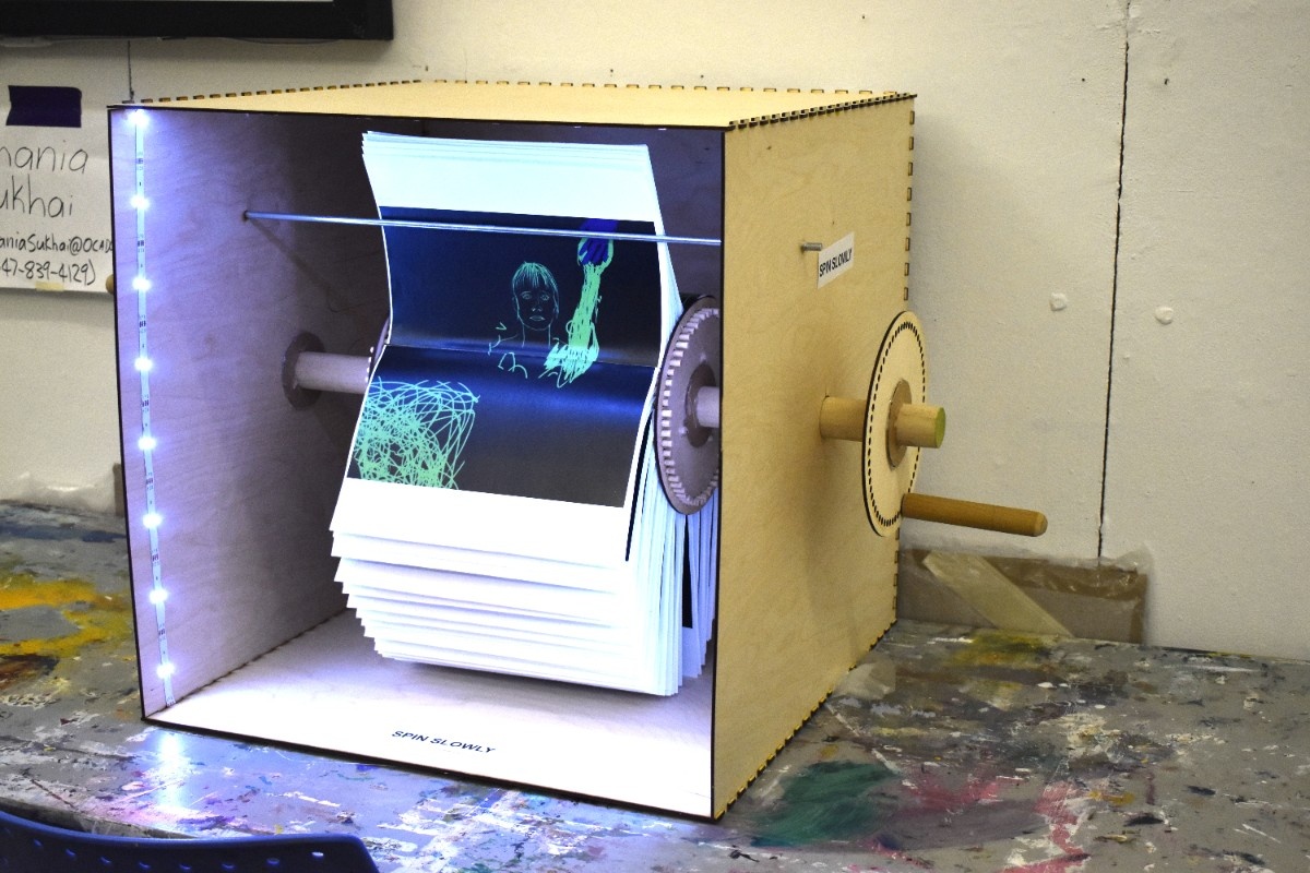 Loss of Self  - Flip Box Machine (Three Quarter View)