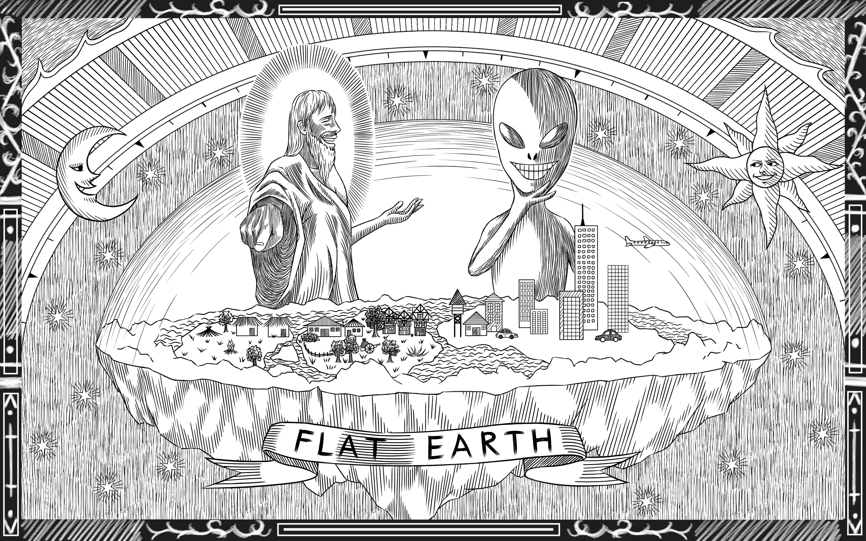 Flat Earth throughout History