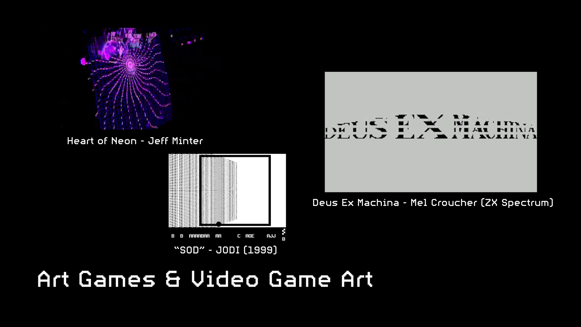 The Legitimization of Art Games and Art Video Games