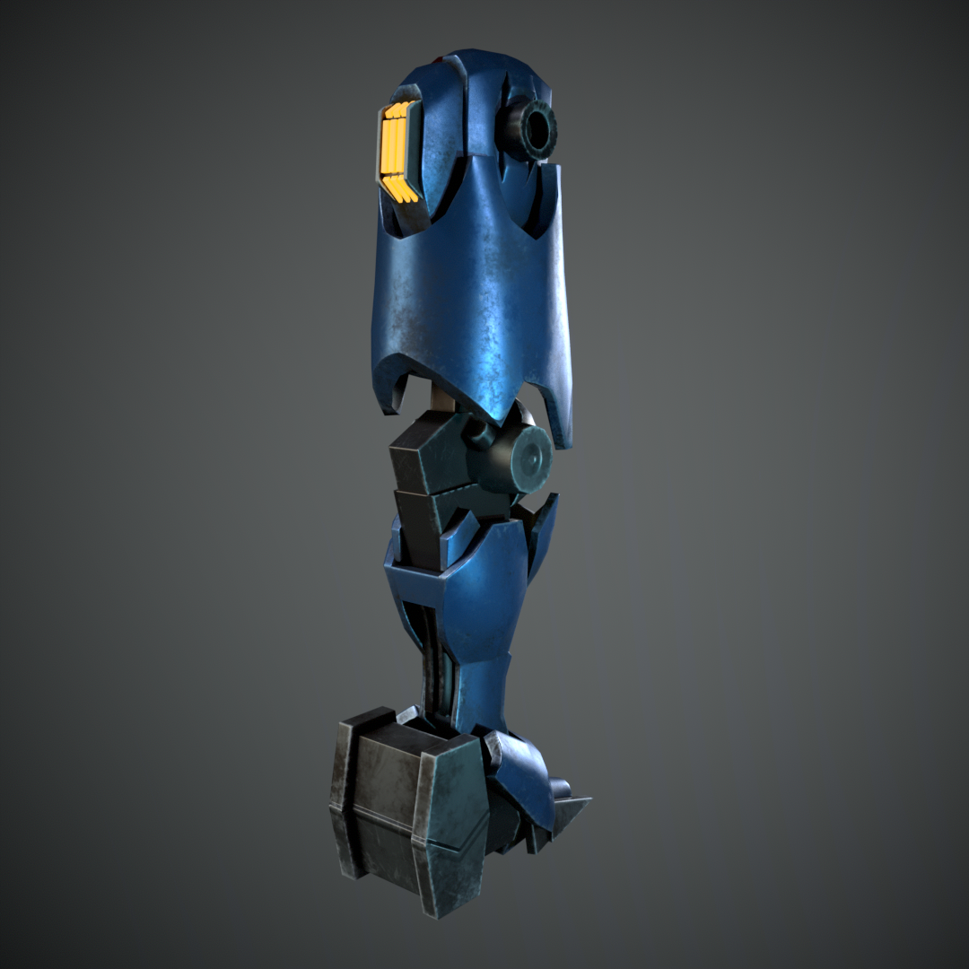 Textured Gundam Leg Model 2