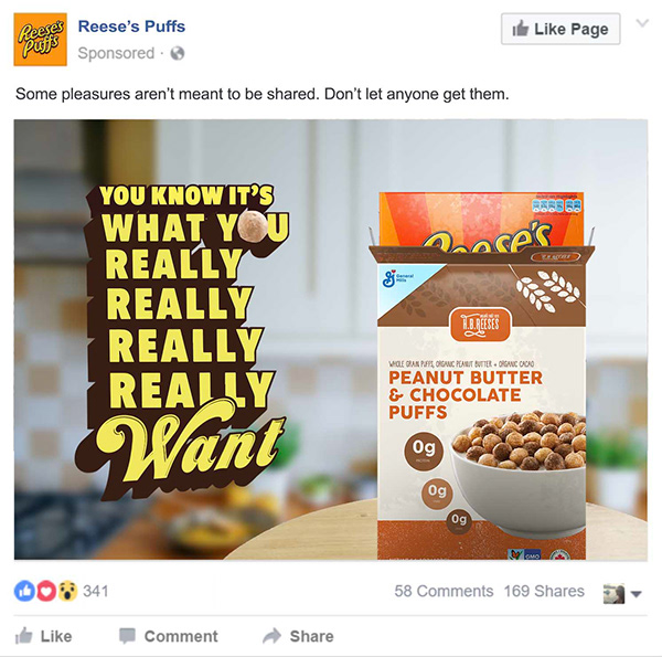 REESE'S PUFFS: WHAT YOU REALLY REALLY WANT