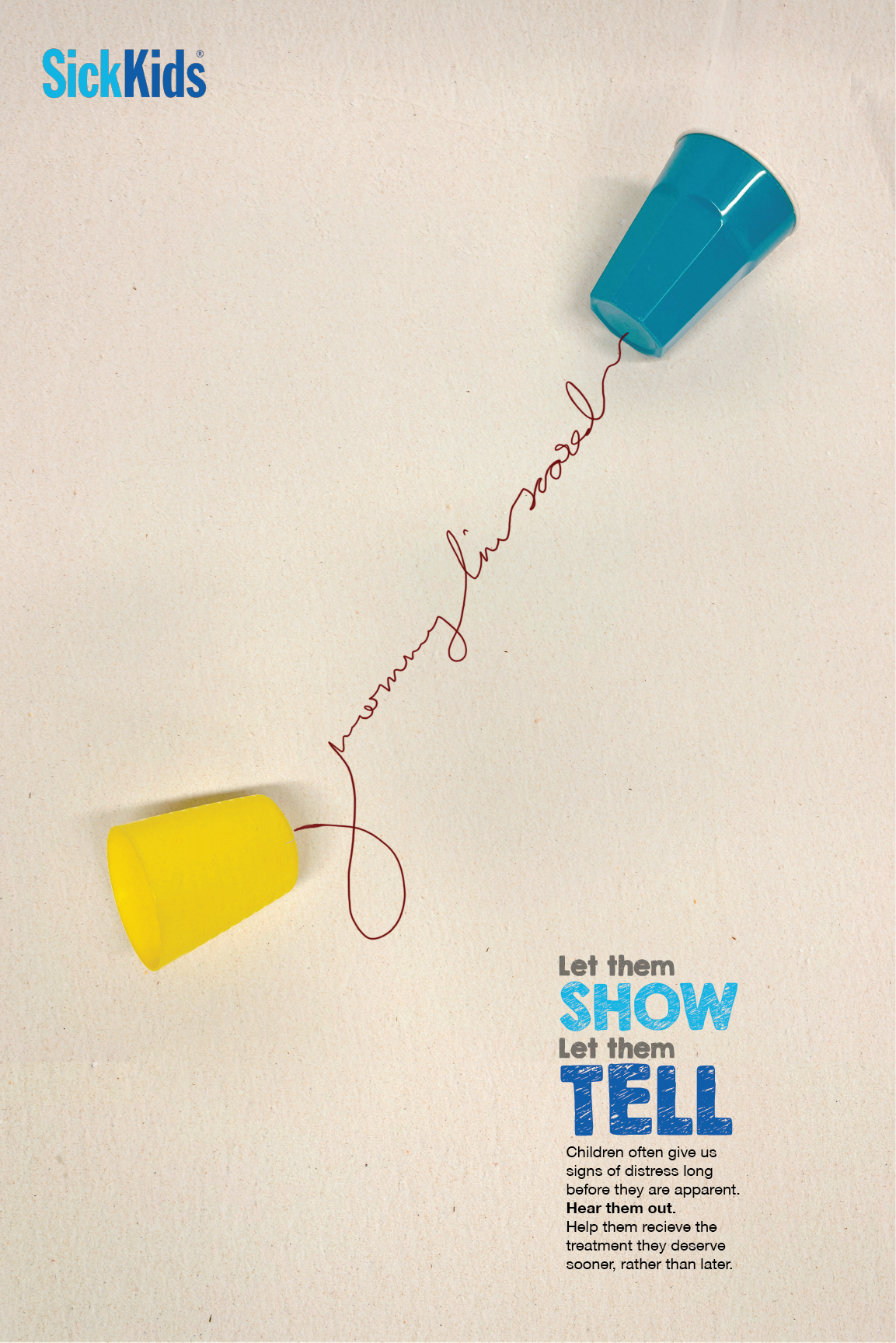 Let them show, let them tell