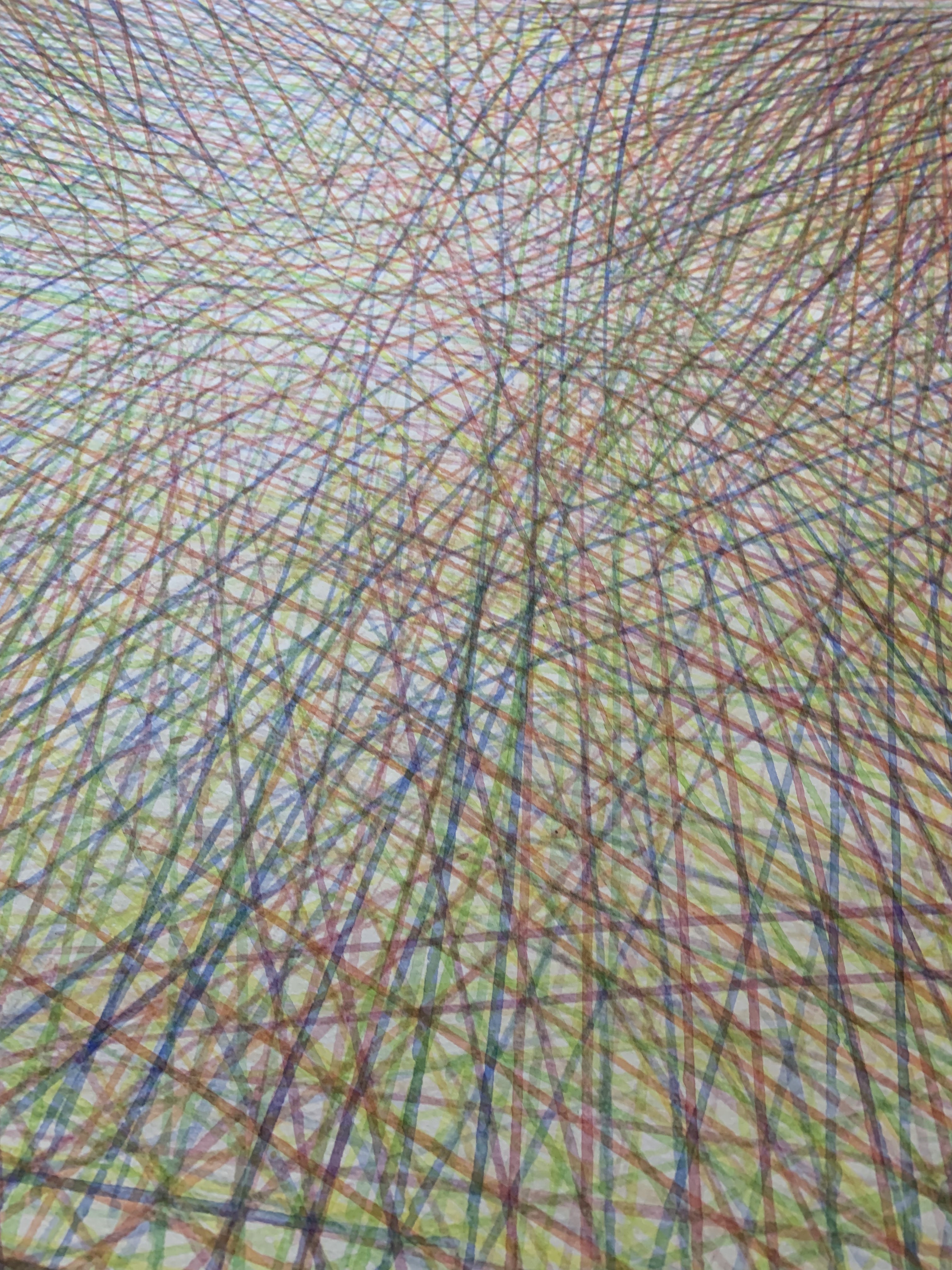 Detail of Motherhood Hit Me Like a Train, Cross-Country #3