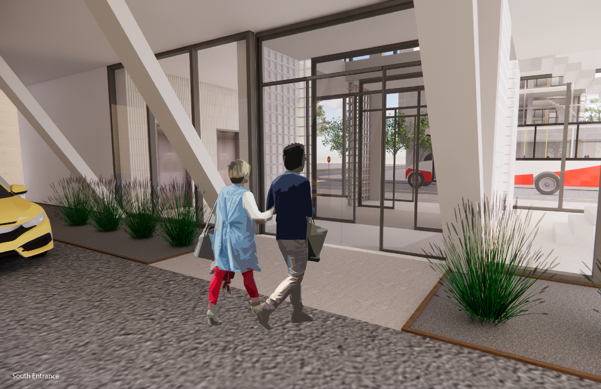 South Entrance Render