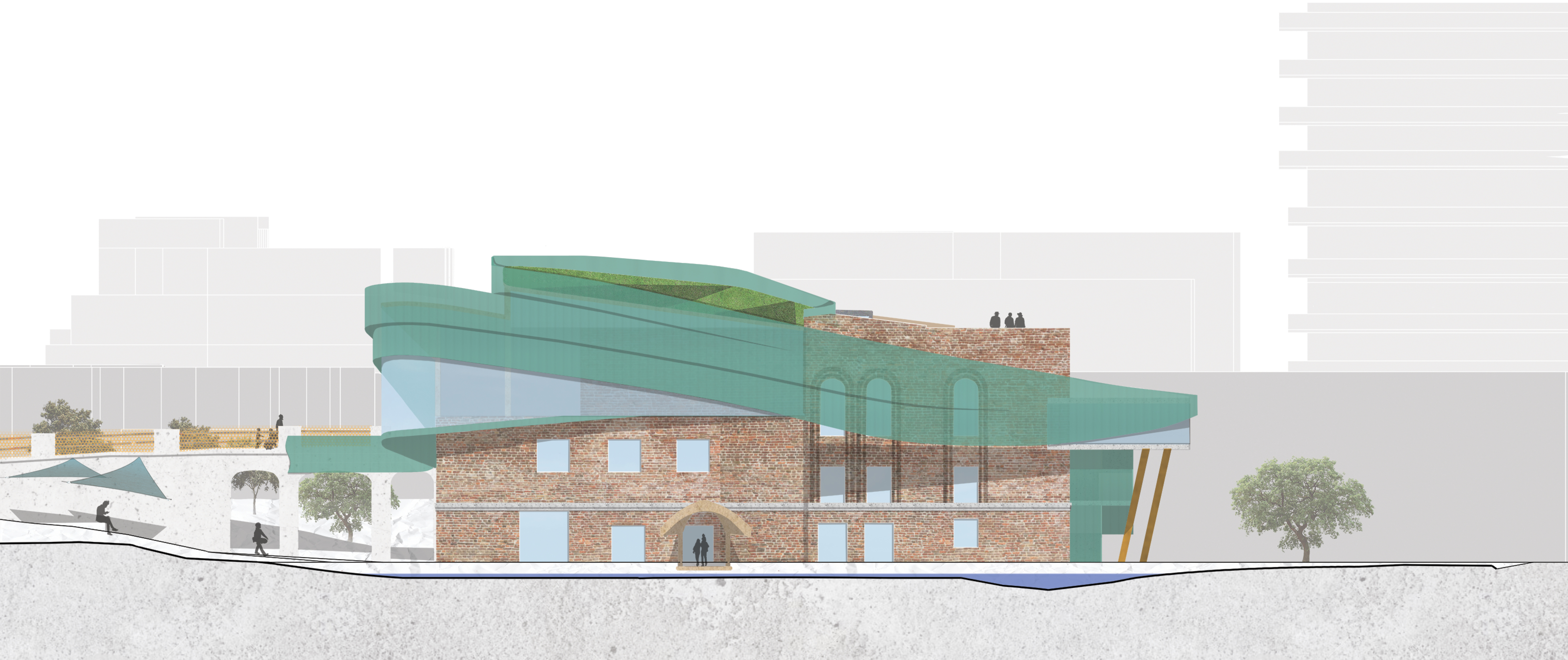 Wellington Destructor - West Elevation