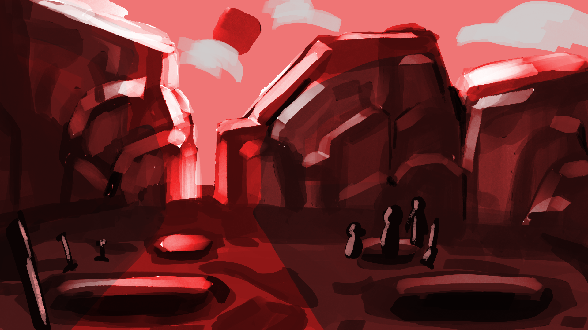 Waste Backgrounds and Characters