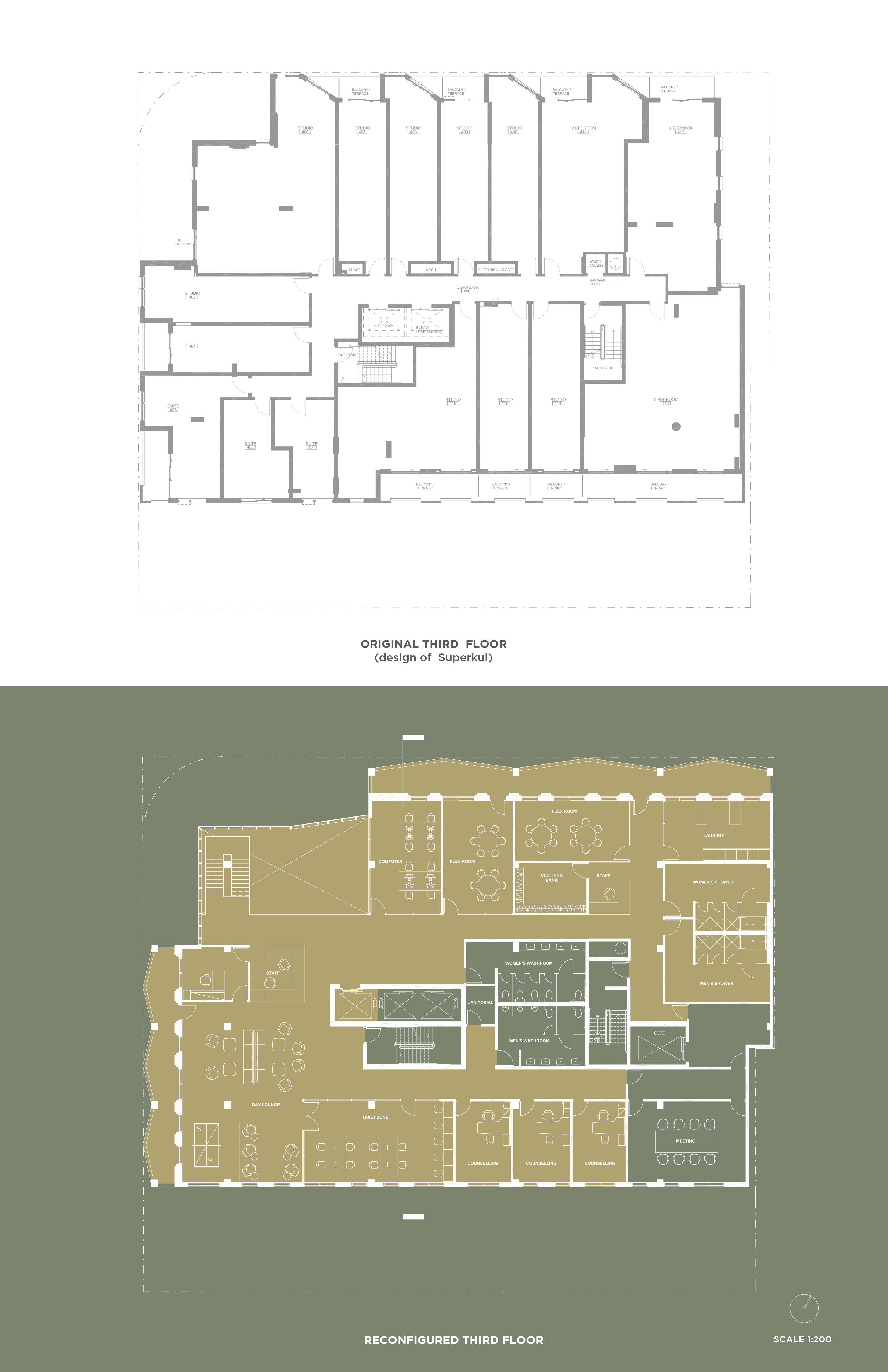 Third floor plans