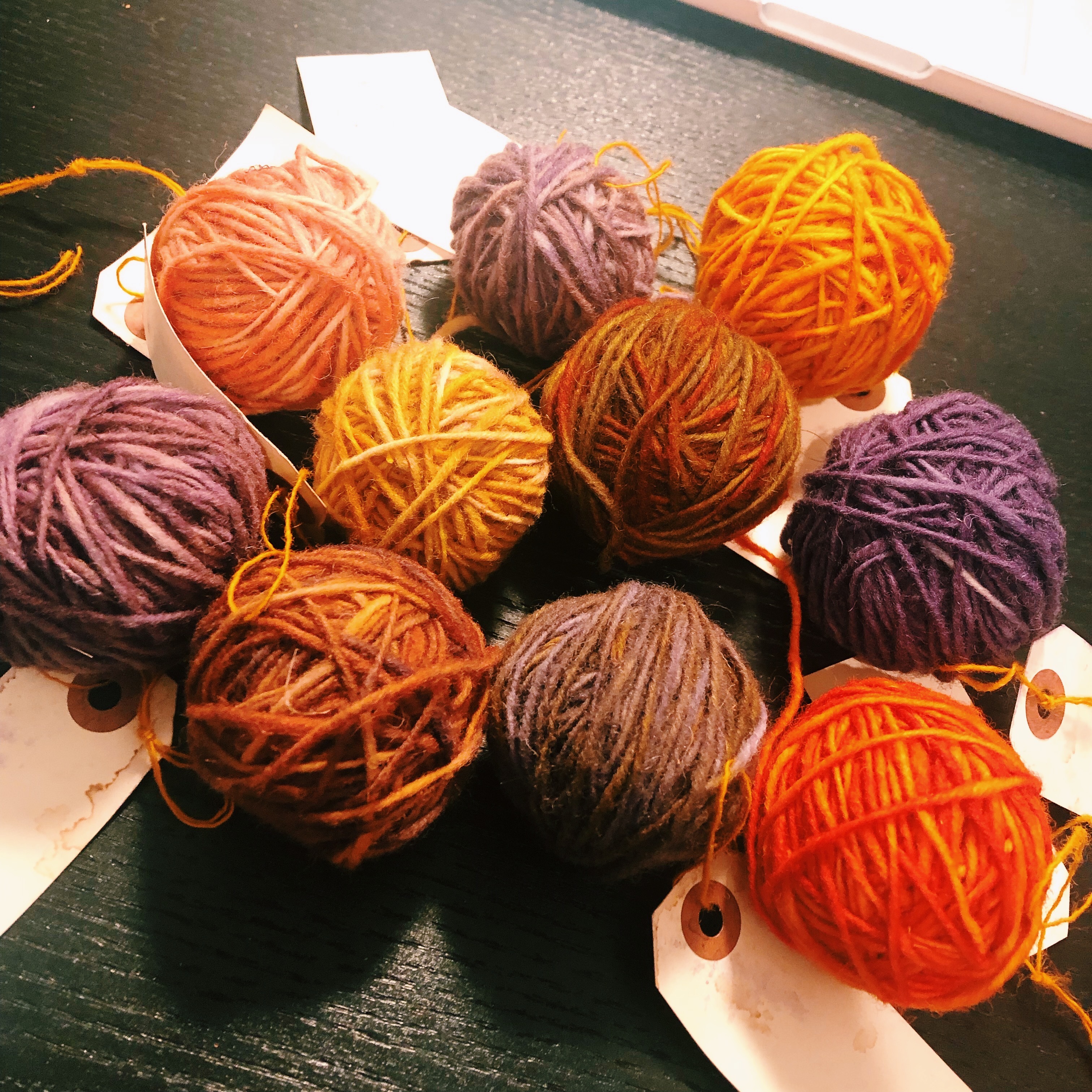 Hand Dye Yarn and Textile design