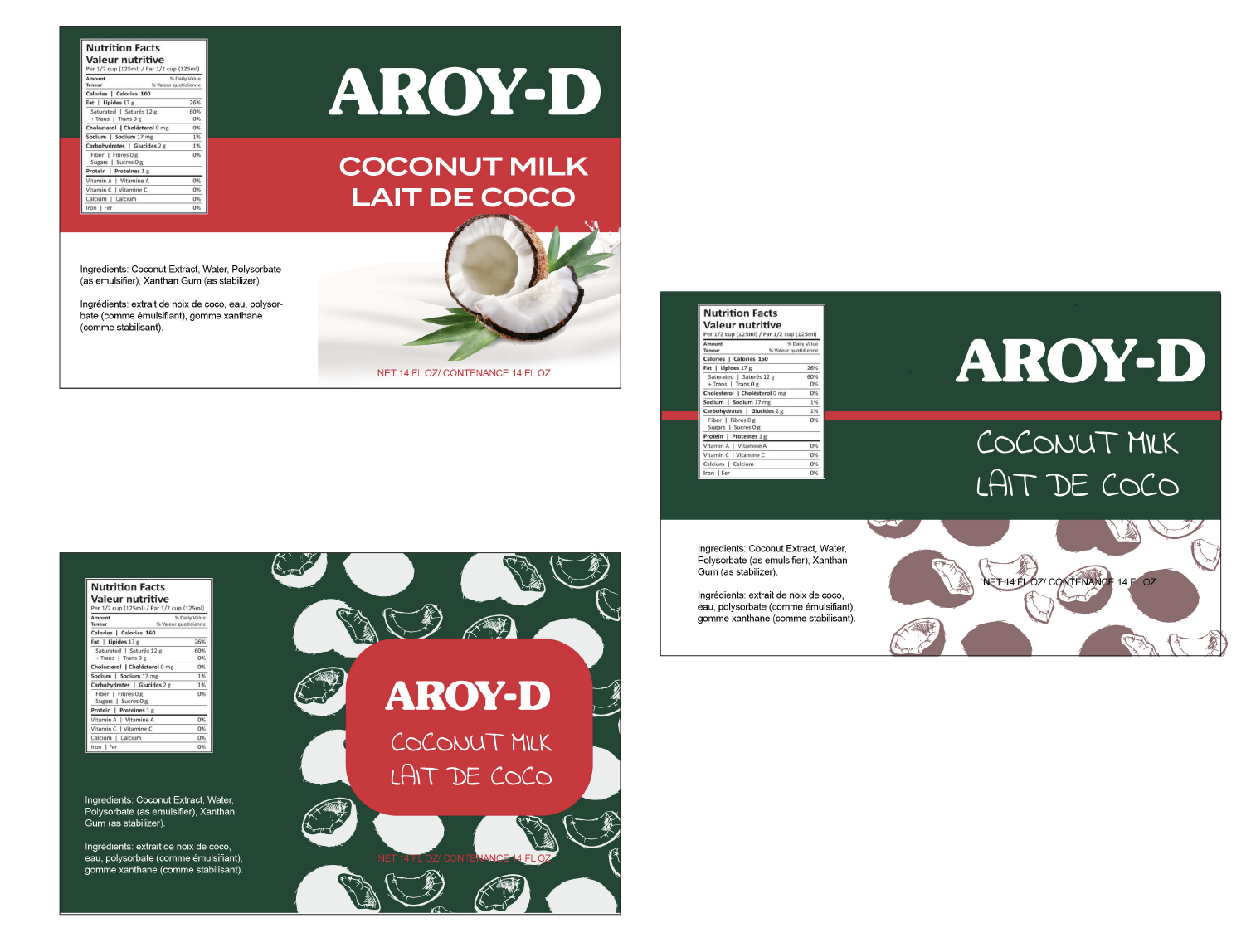 AROY-D Coconut Milk Re-Design