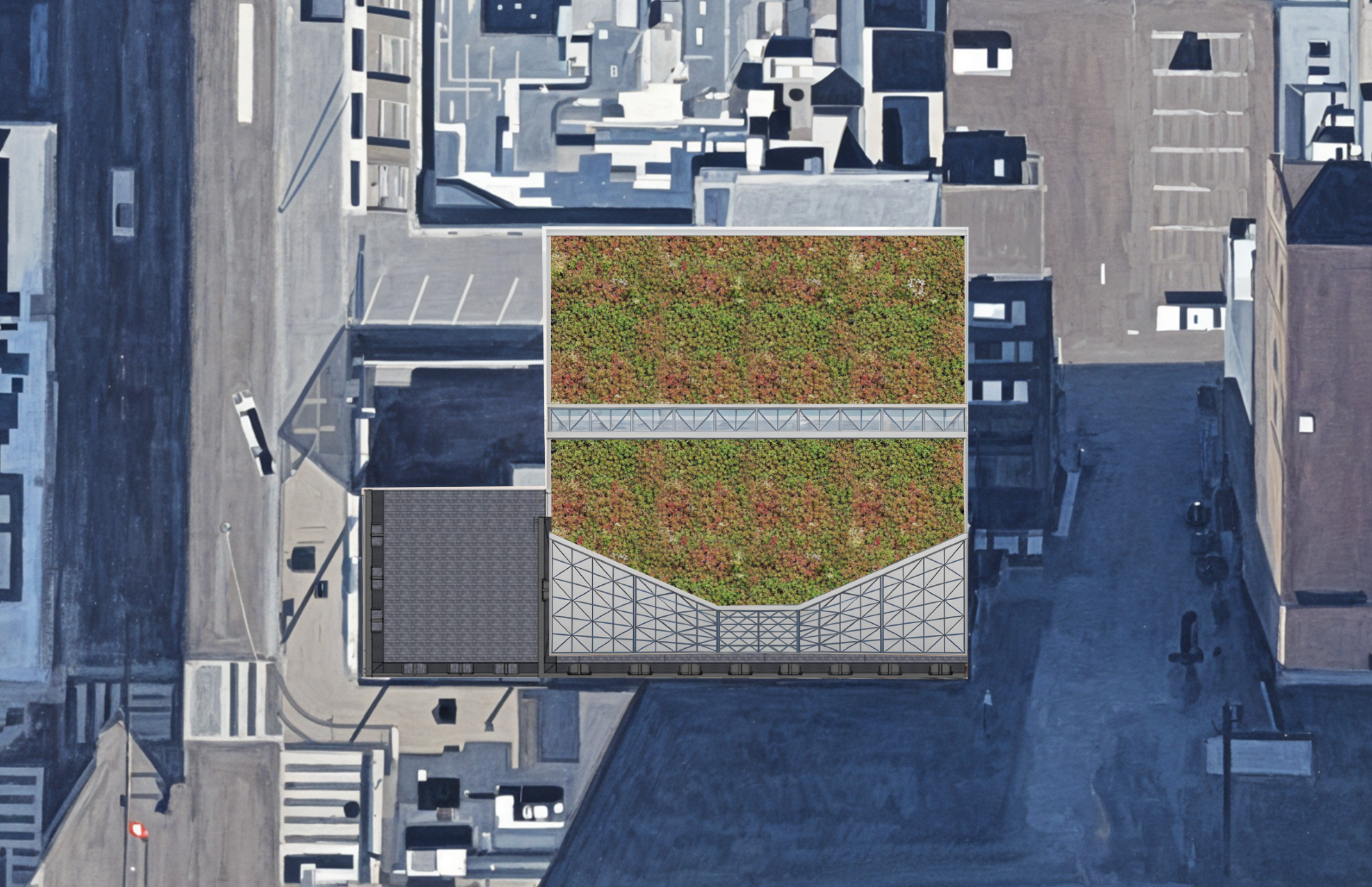 Reservoir on King Roof Plan