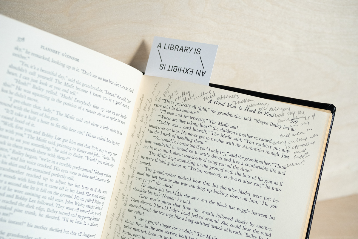 A Library is an Exhibit is...