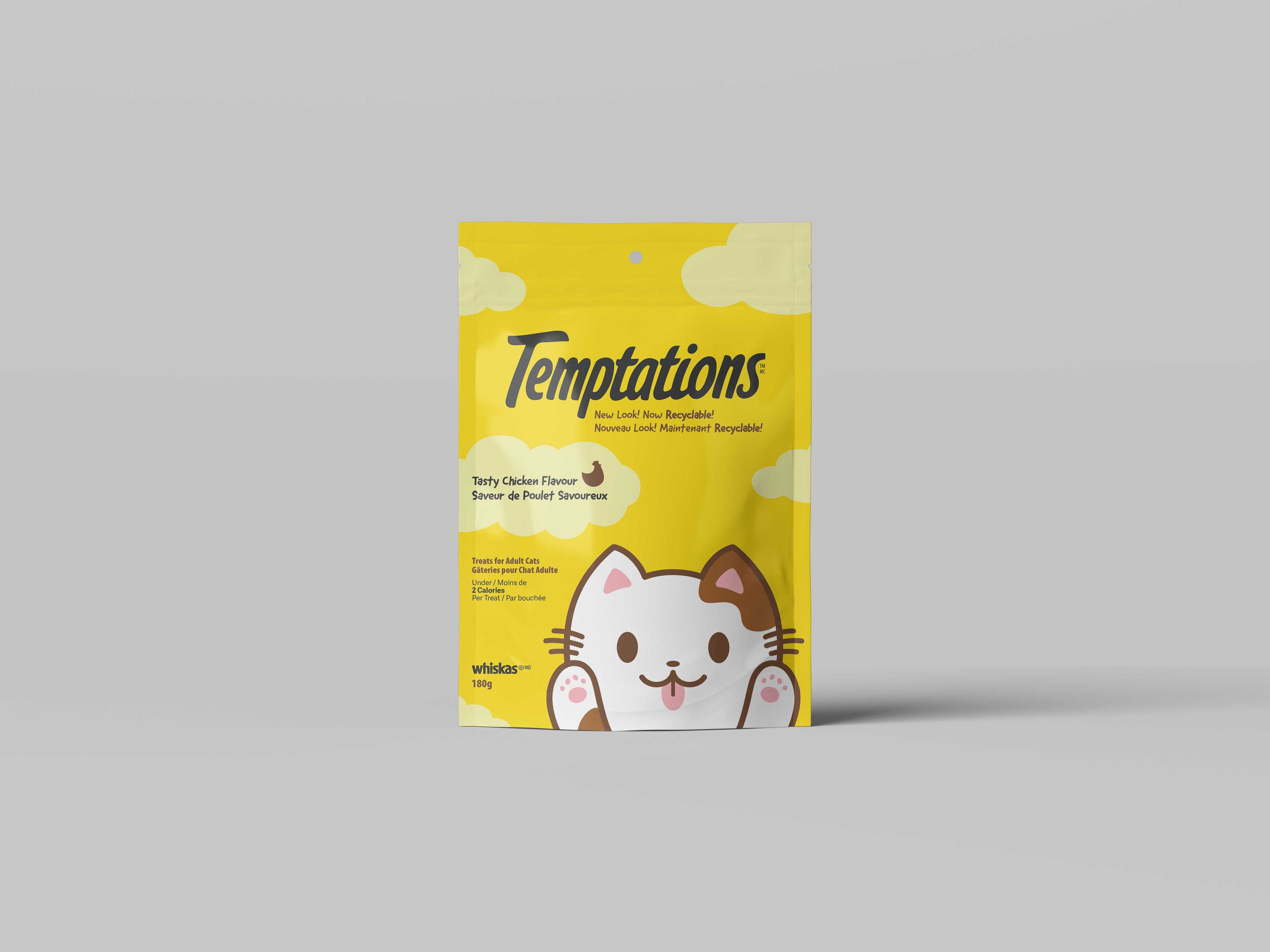 Temptations Adult Cat Treats (Packaging Redesign) - 1
