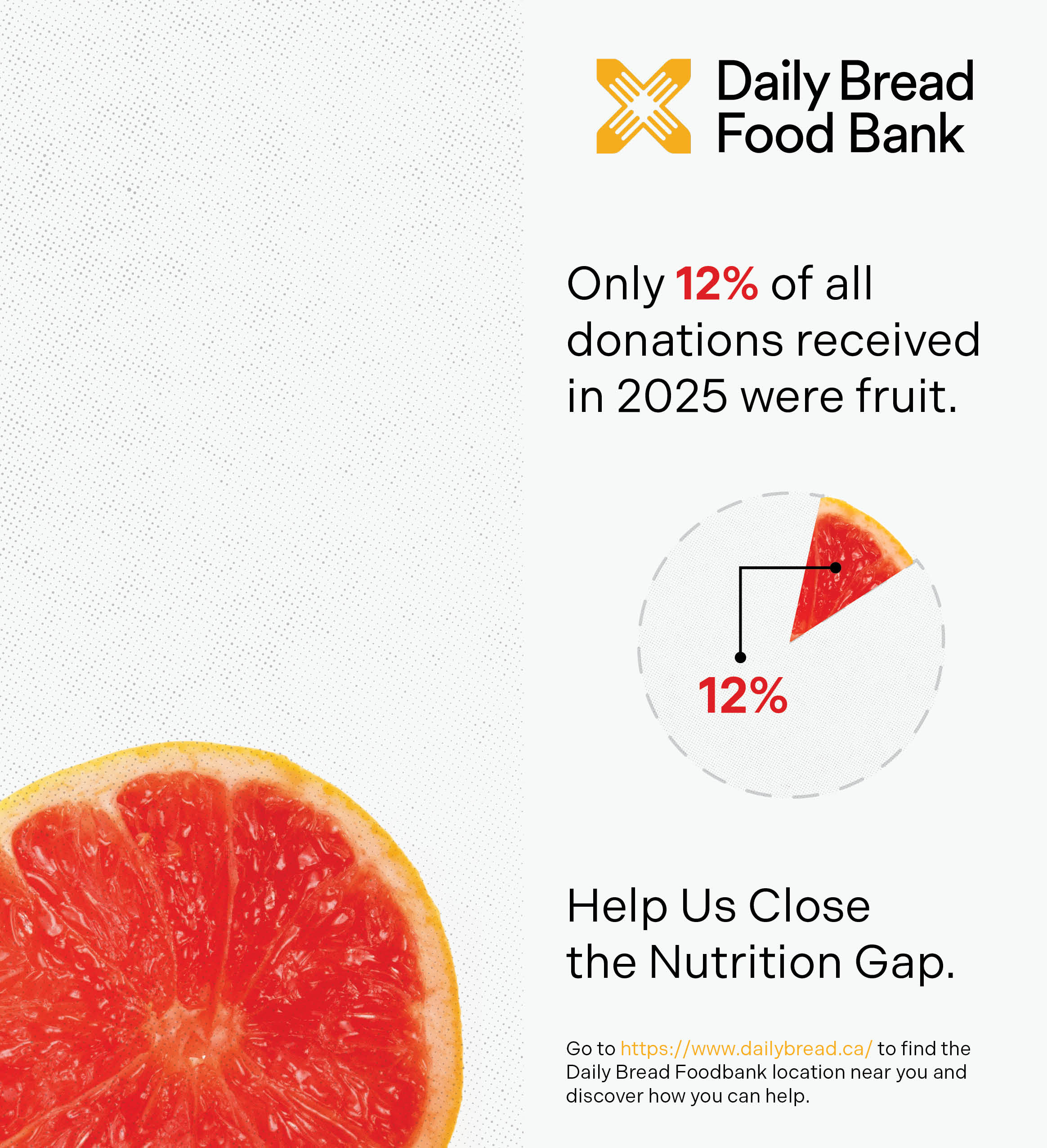 Daily Bread Food Bank Mail Piece