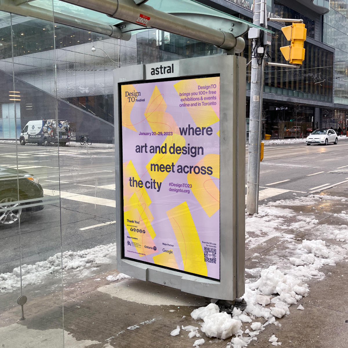 DesignTO Festival 2023 - Bus Shelter Advertisement