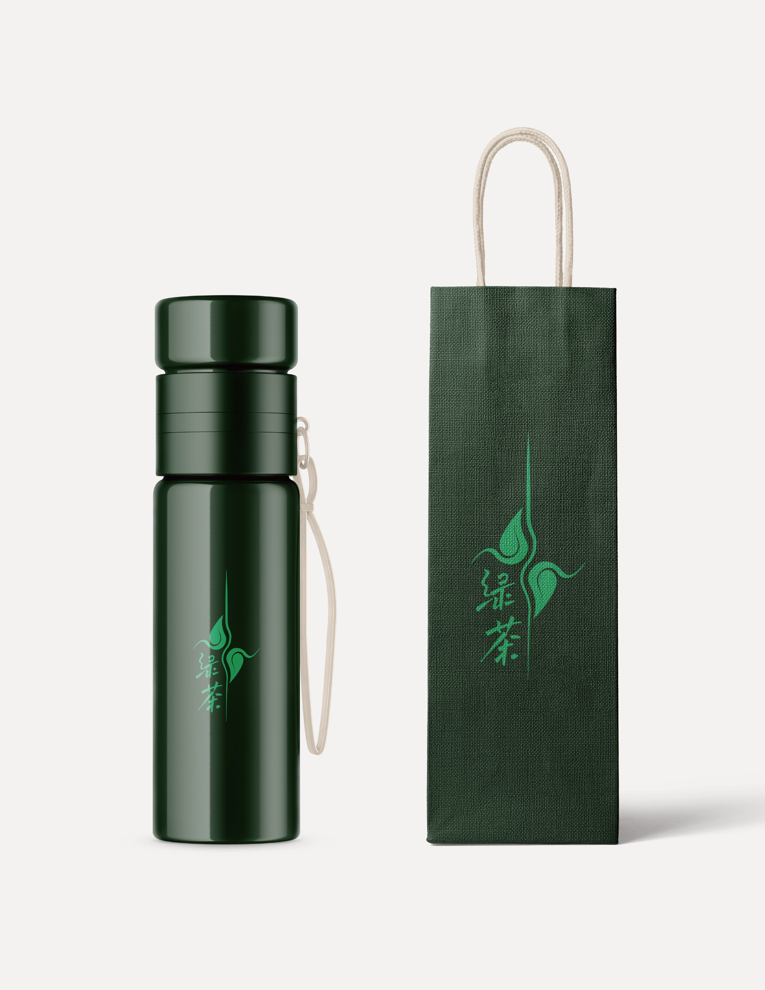 绿茶（Lǜchá）-  A Visual Identity Rooted In Tea Tradition