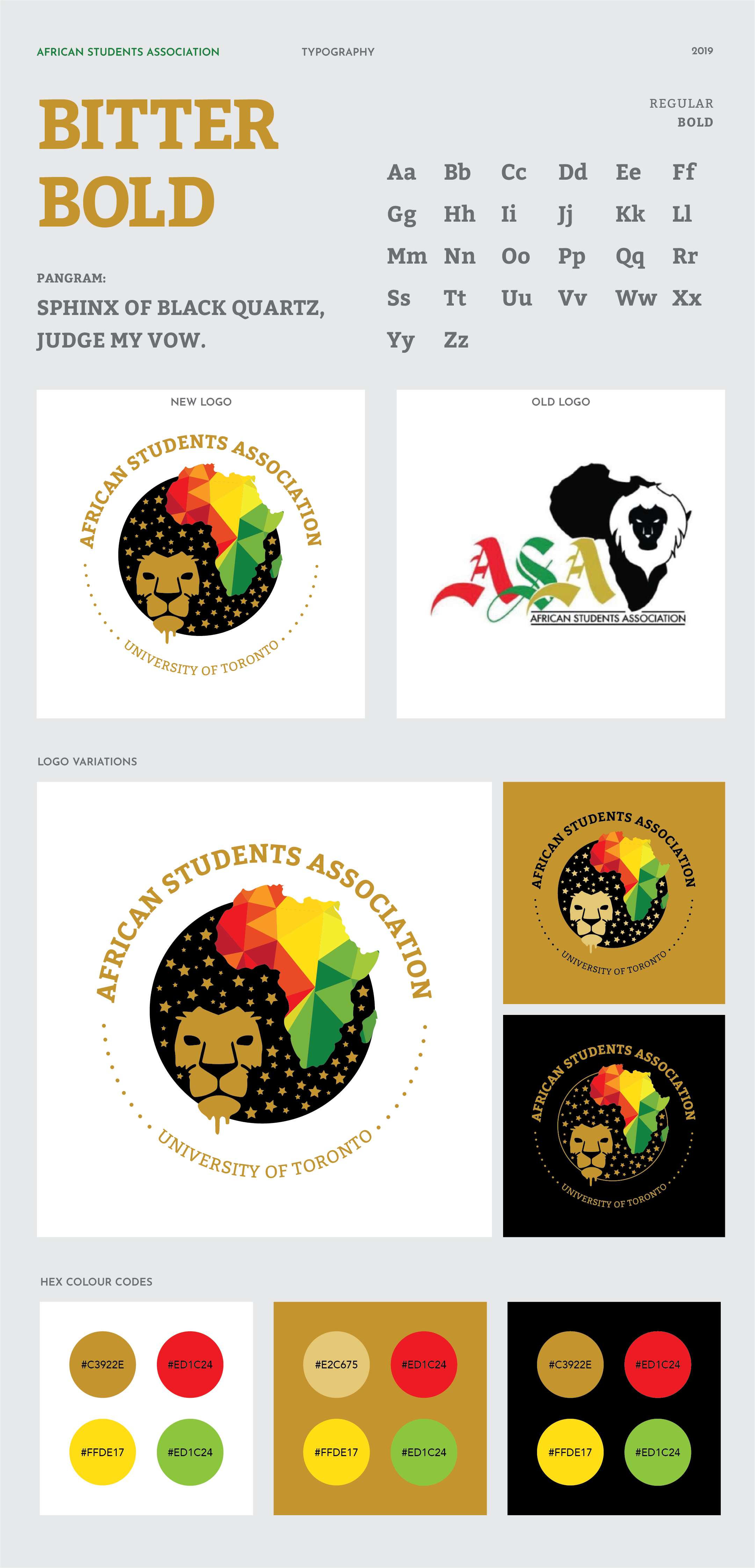 African Students Association - brand guides