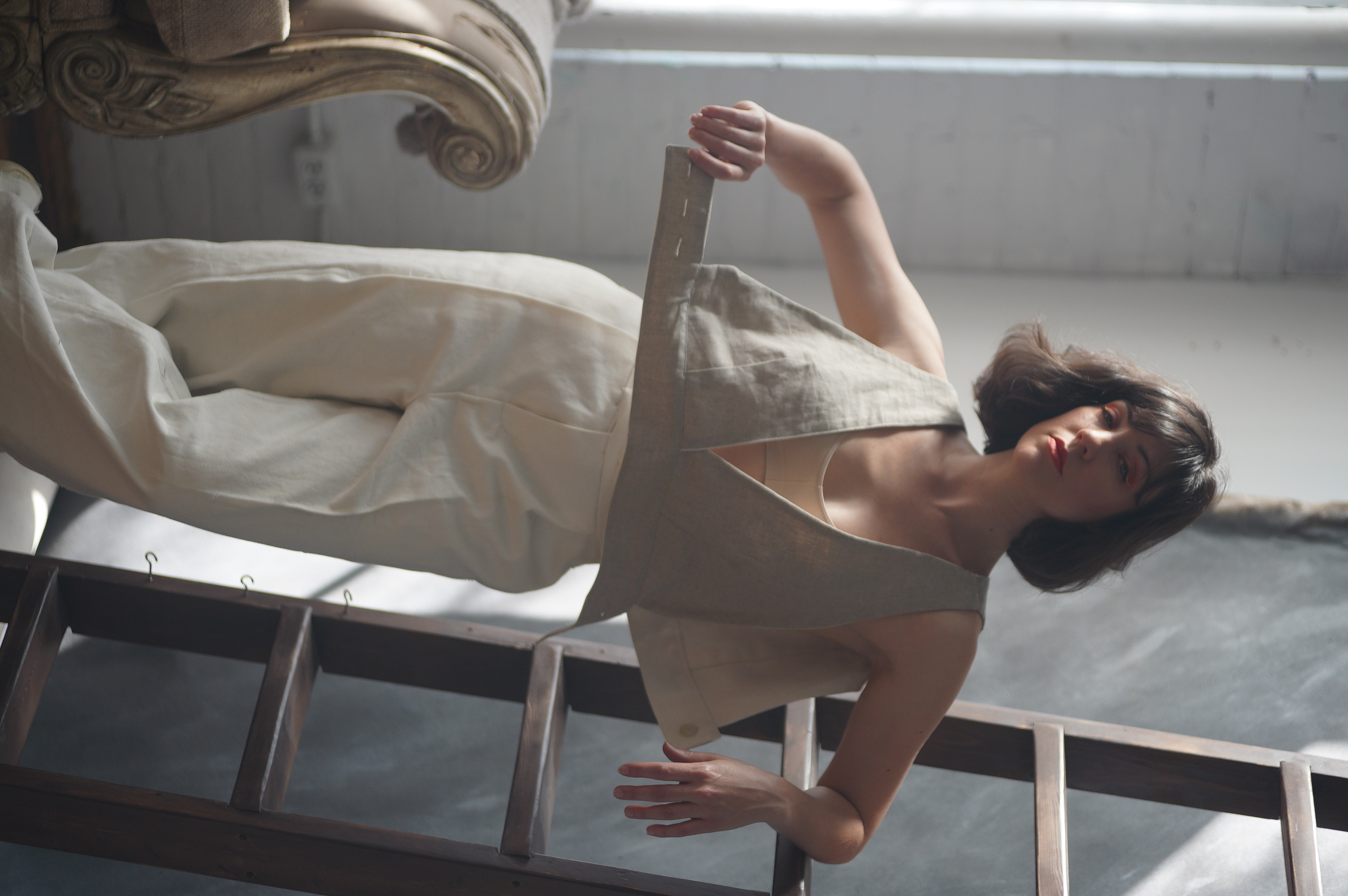 Reversible Pinafore Trouser + Vest Set