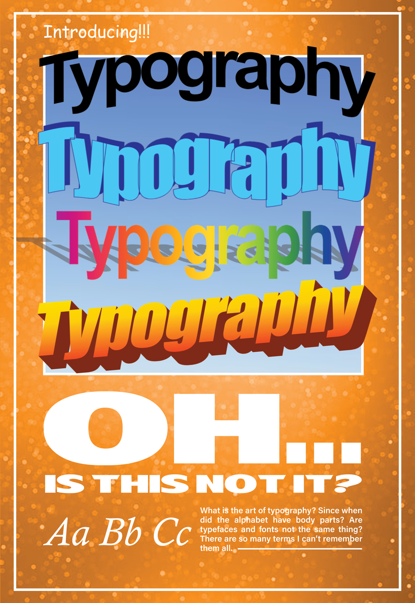 Typography?