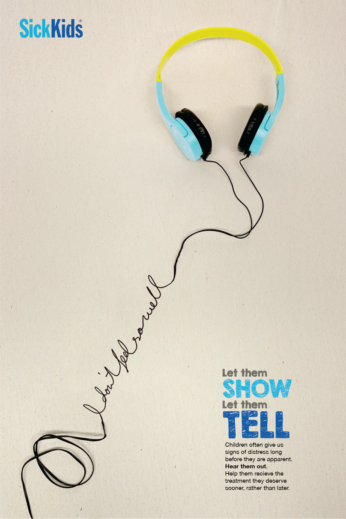 Let them show, let them tell