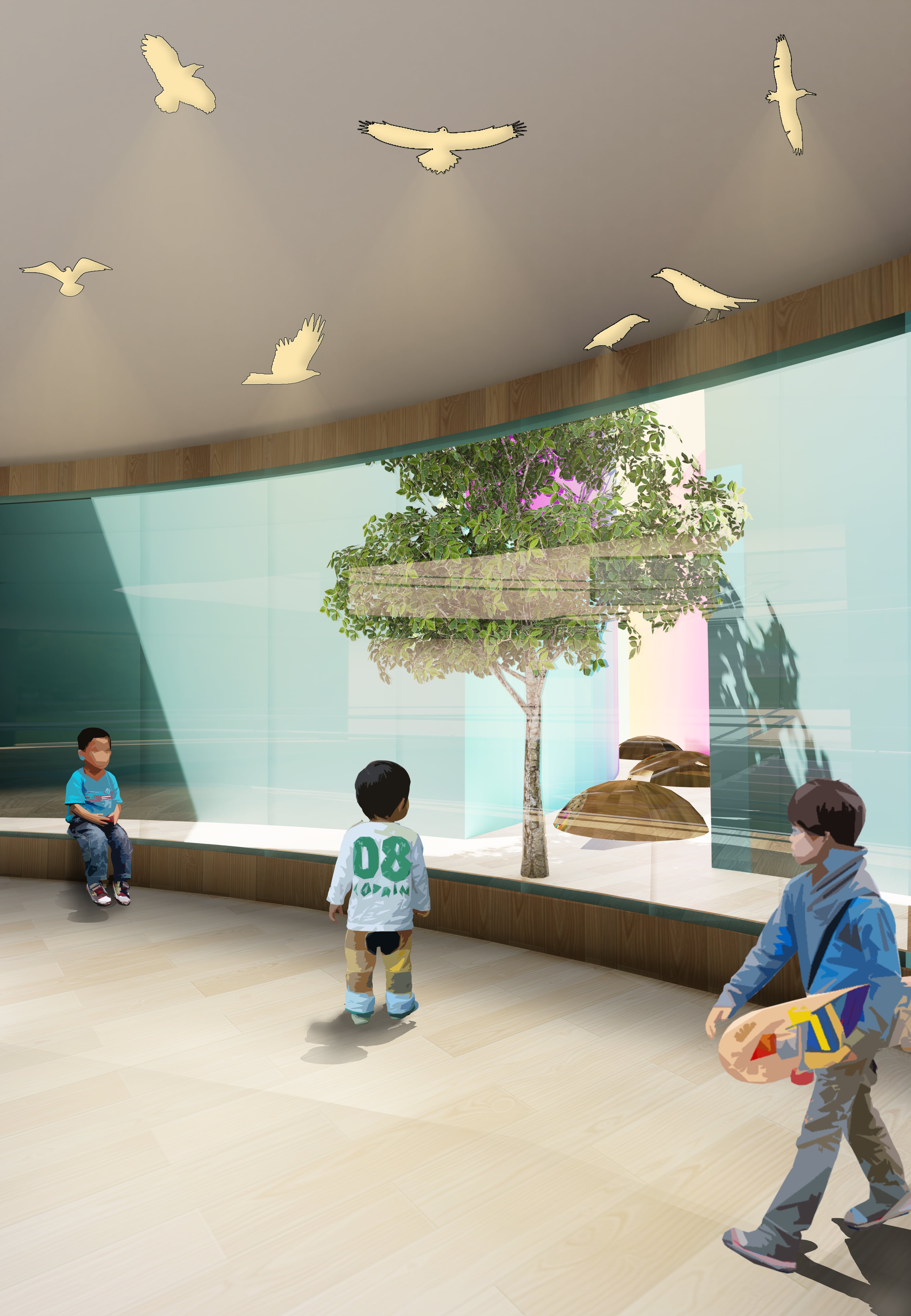 Montessori School - Second Floor Hallway 2