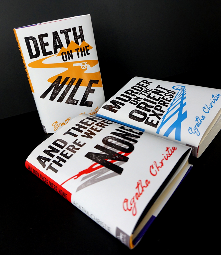 Agatha Christie Book Jacket Design Concepts