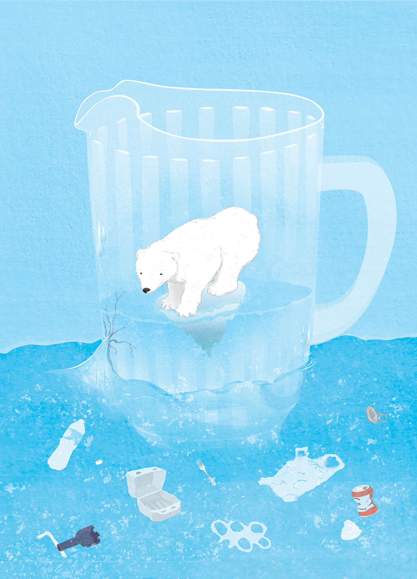 Glacier As Water Pitcher