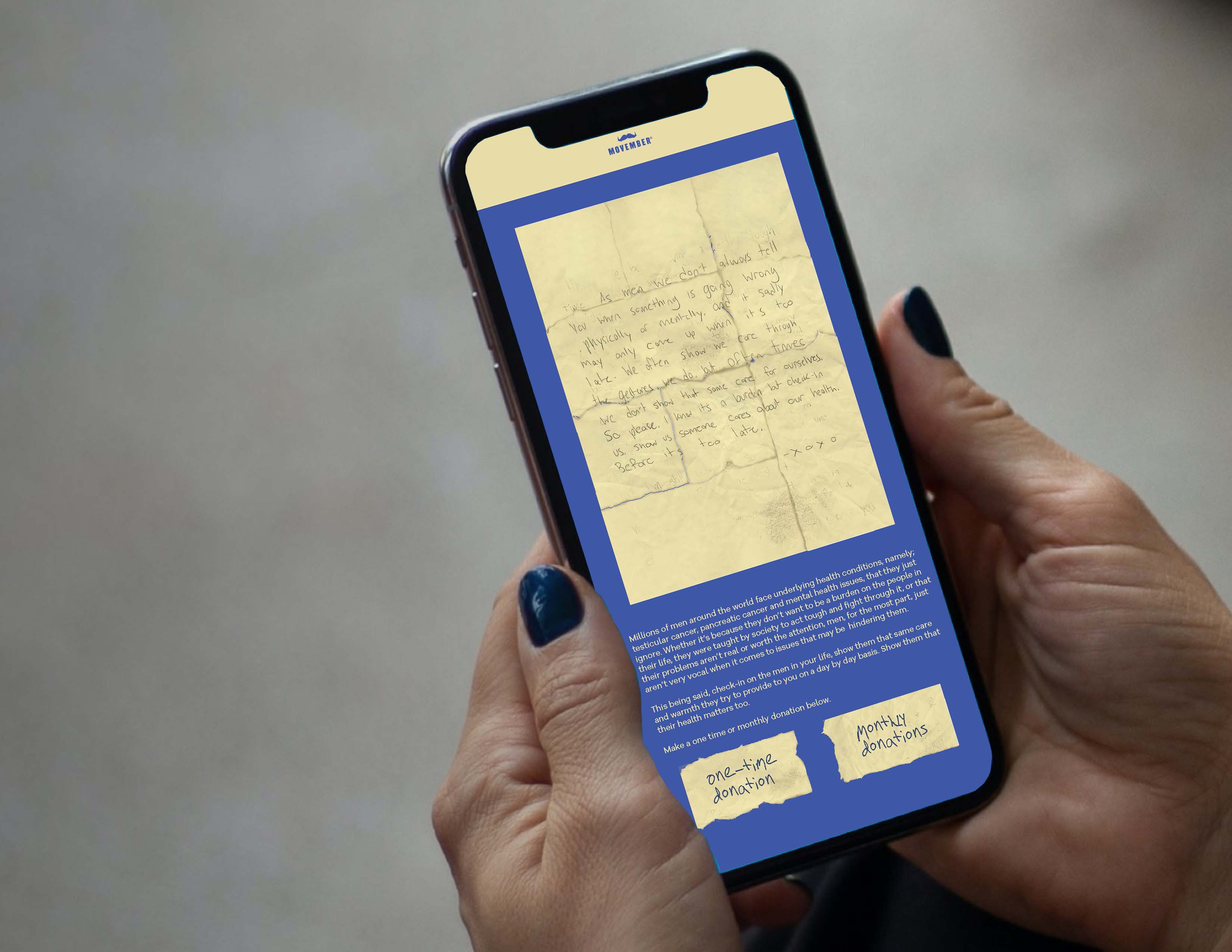 Movember "They Care" Campaign