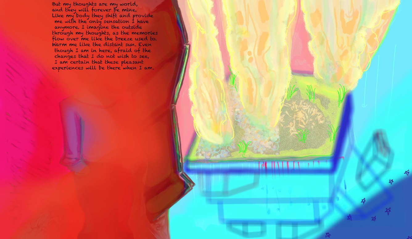 Back down there - page from the graphic novel