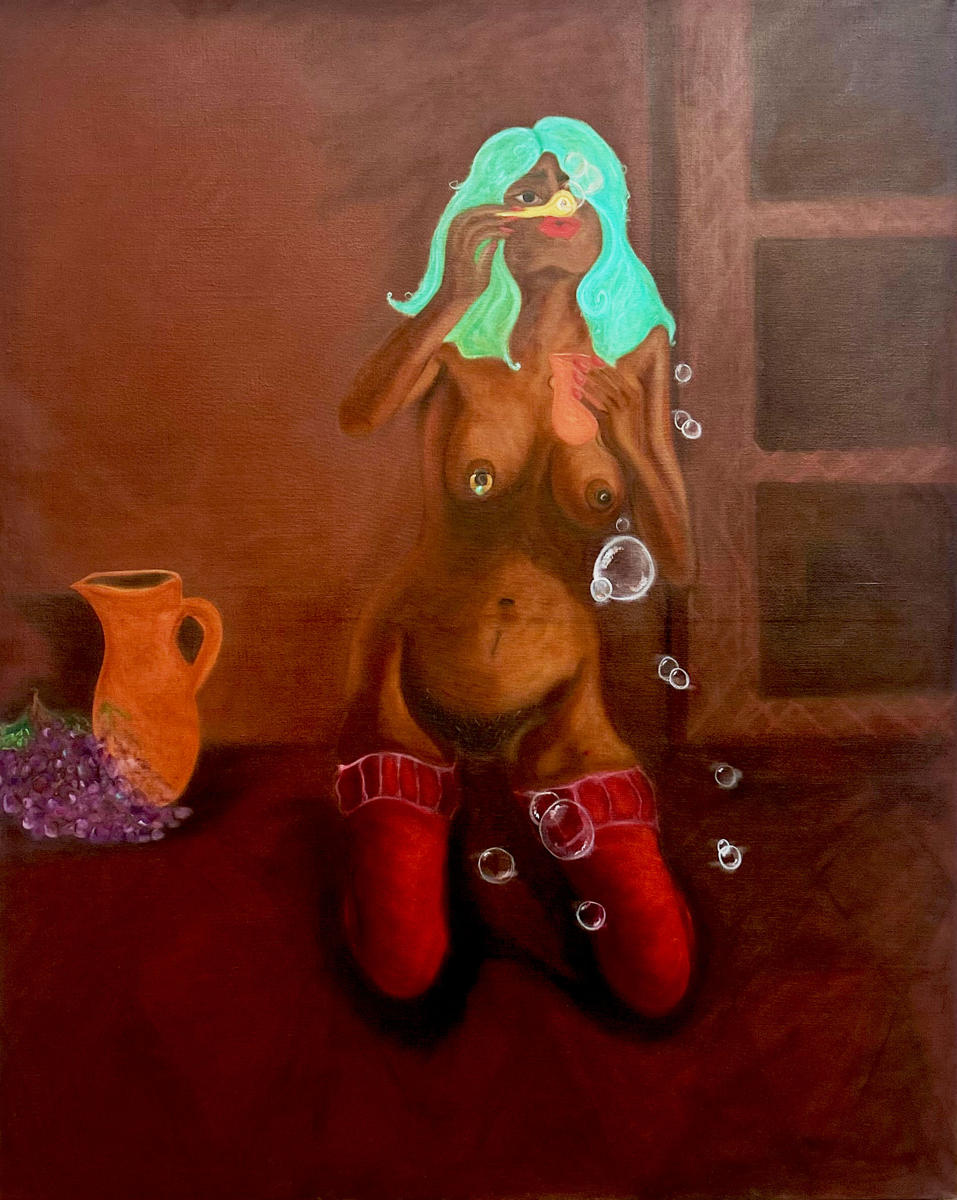 Charmaine’s Soap Bubbles (After Chardin)