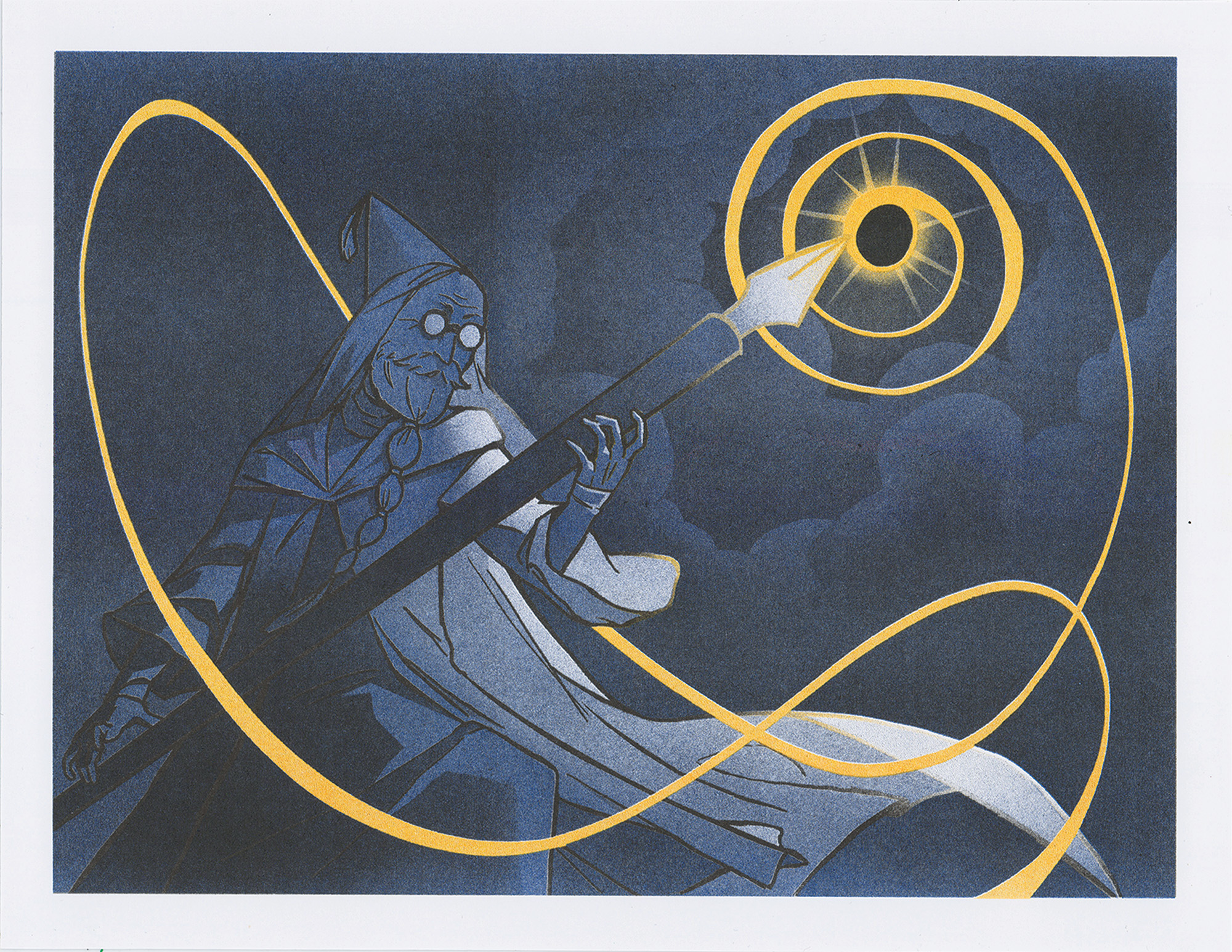 "Calligraphy / Wizard"