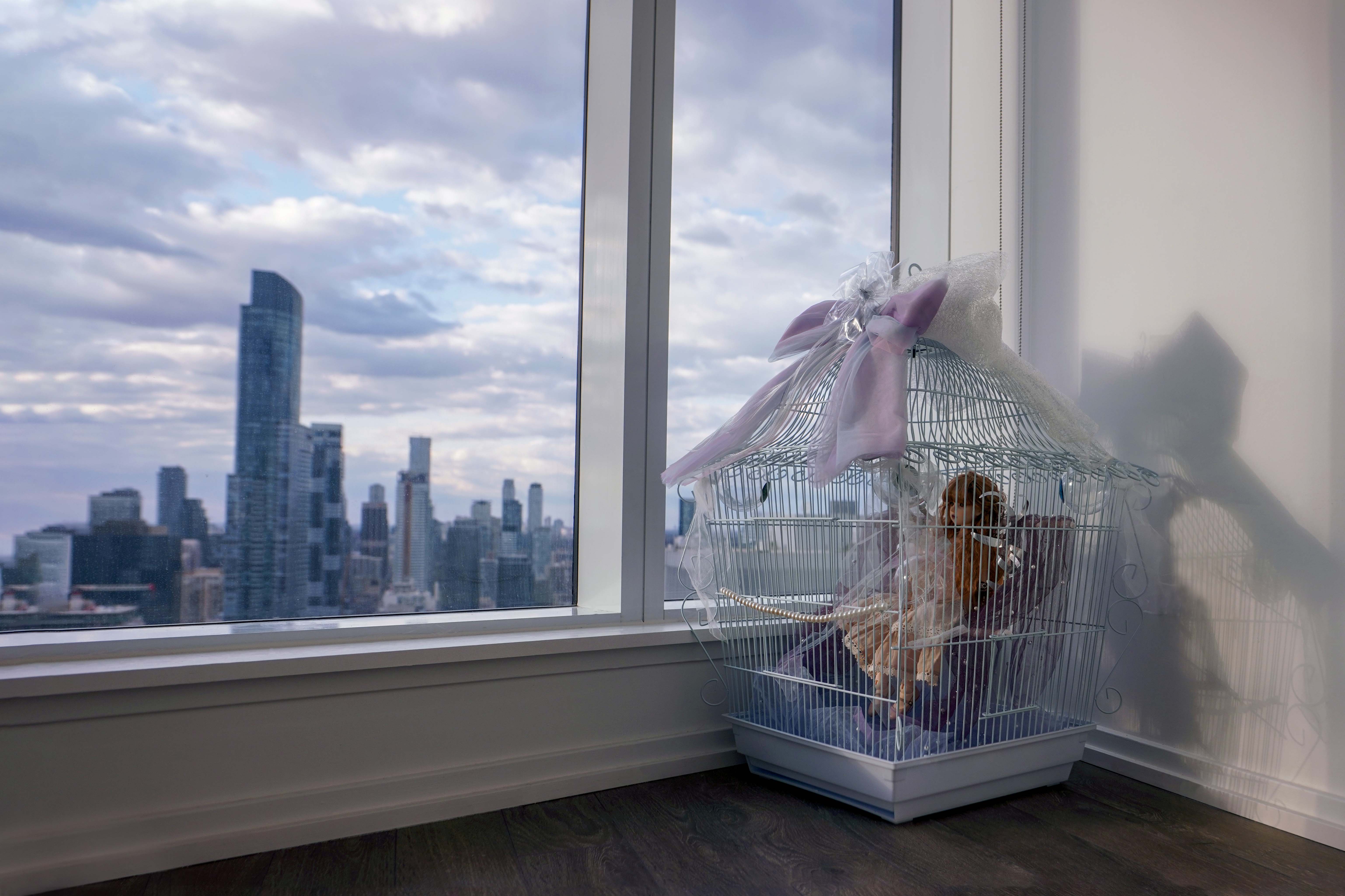 Hybrid Locked in a Cage (Full View)