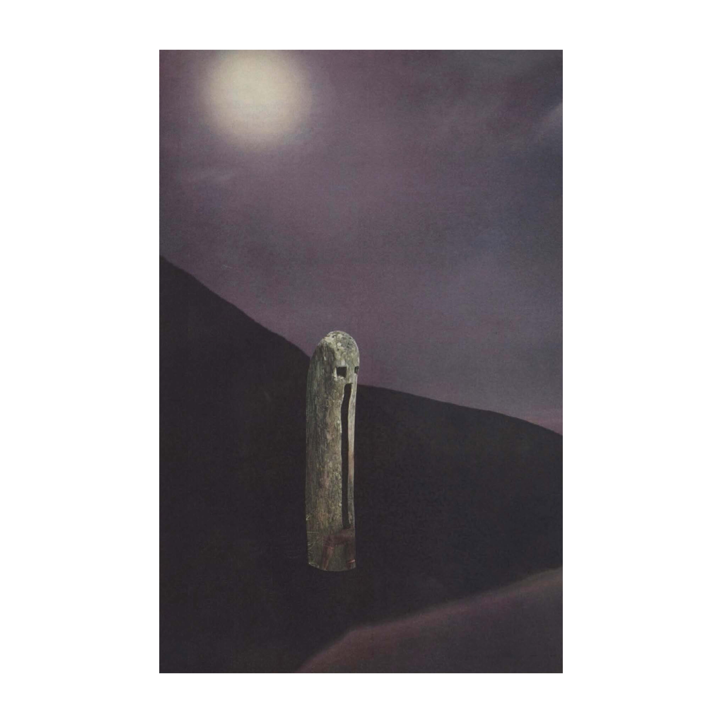 Planetoid X, 2020, Collage, 36 x 25