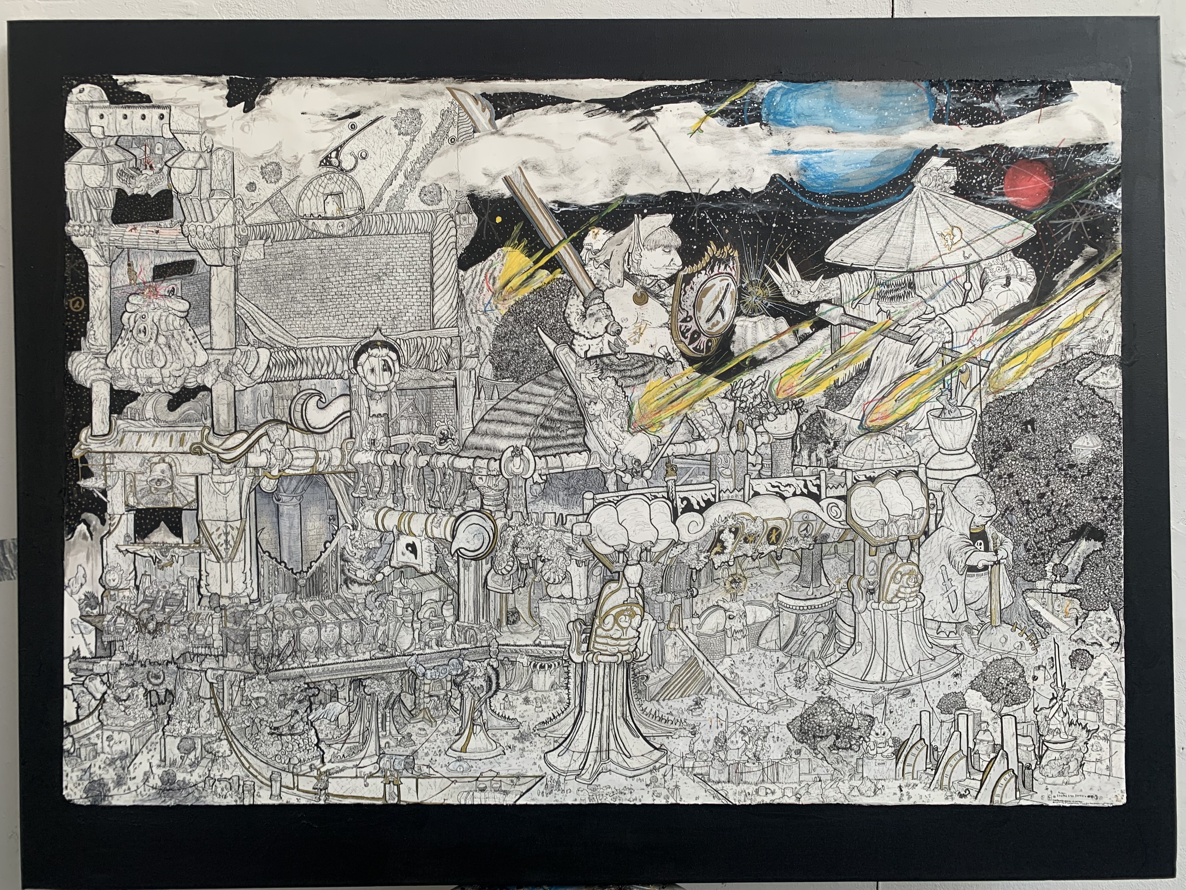 The Bouy Bi de dri Palace and Church of Bouy