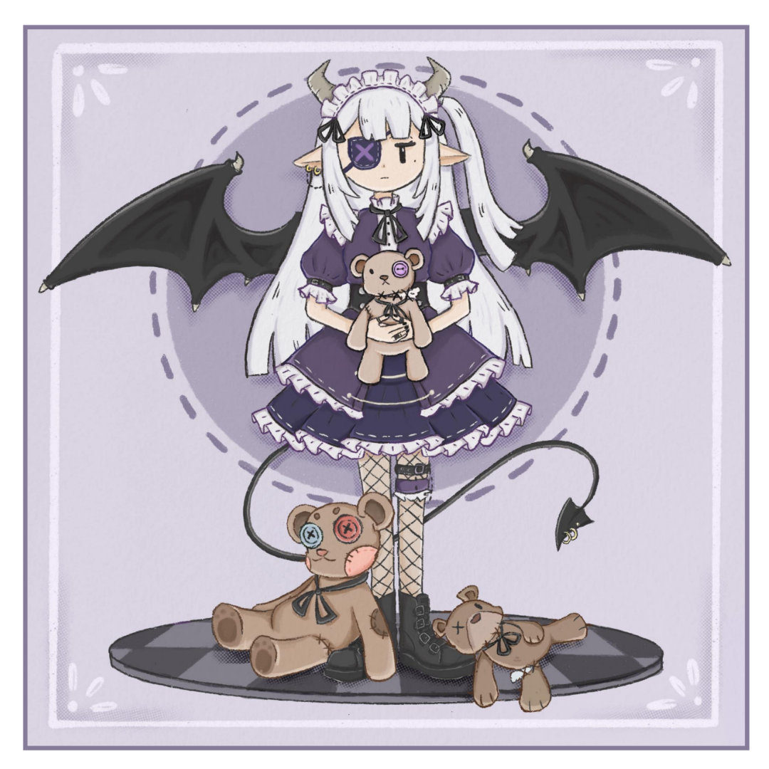 A Devil who like teddy bears