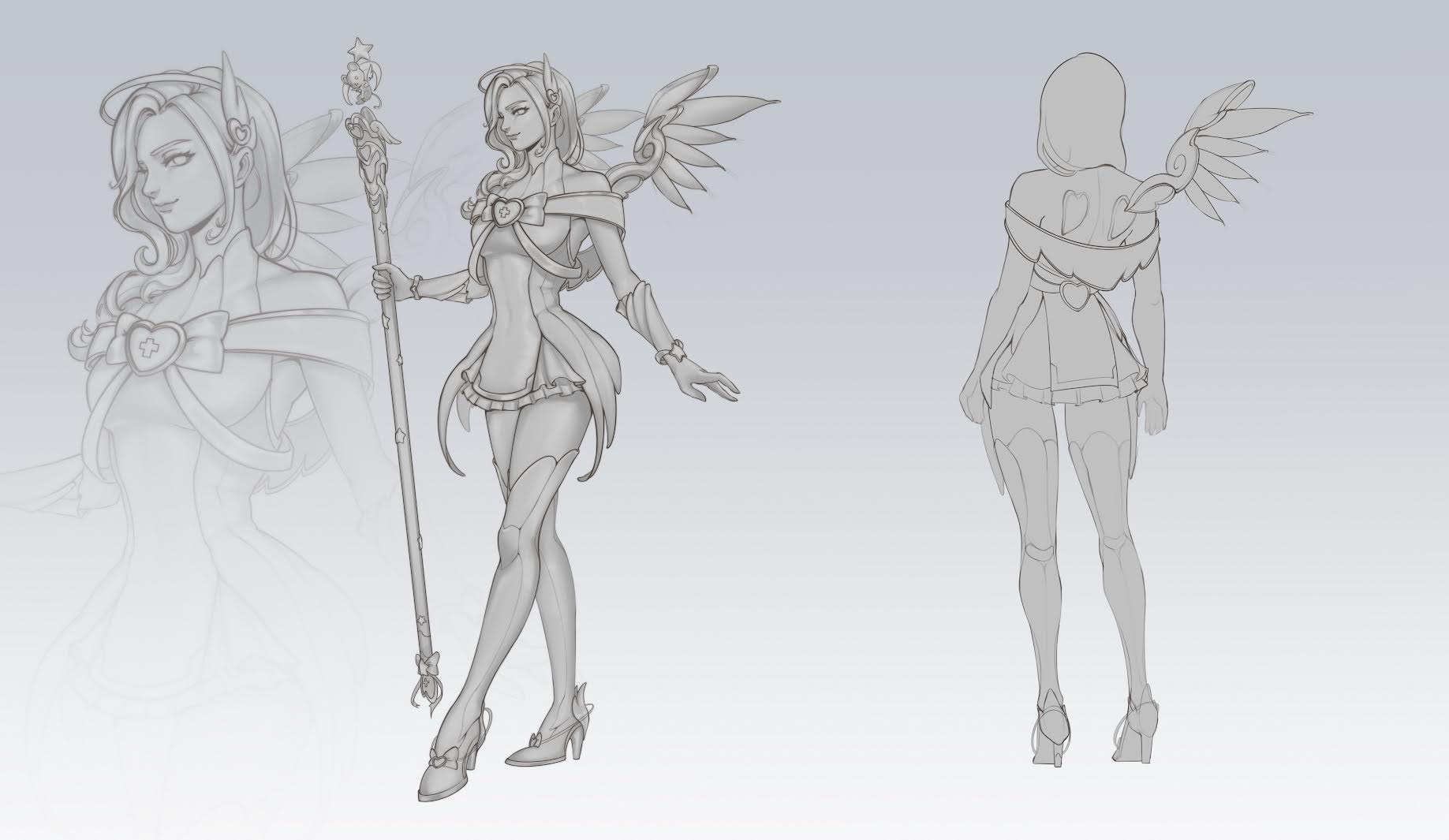 Overwatch-Mercy Fanart