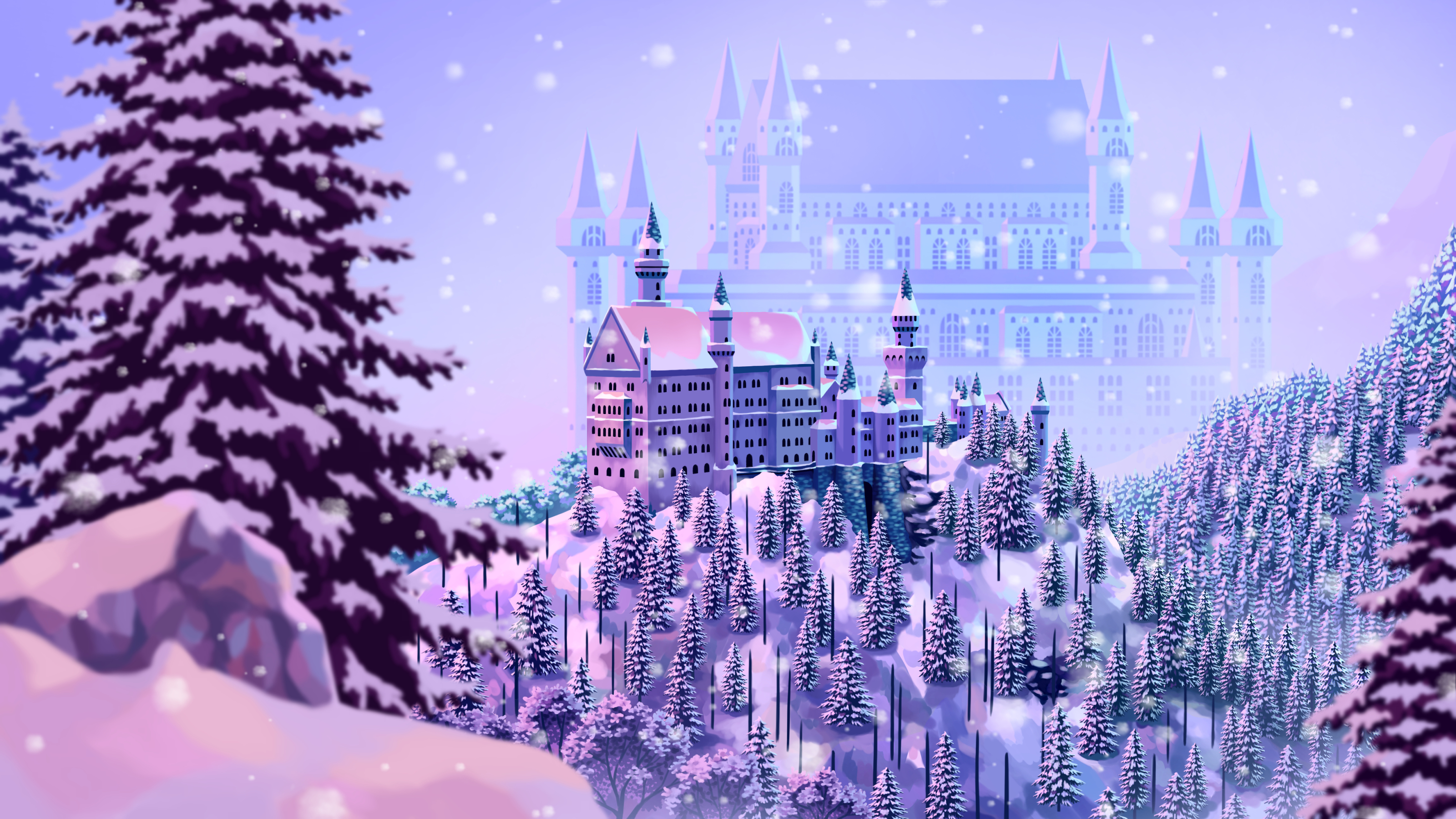 2 Castles in the Snow