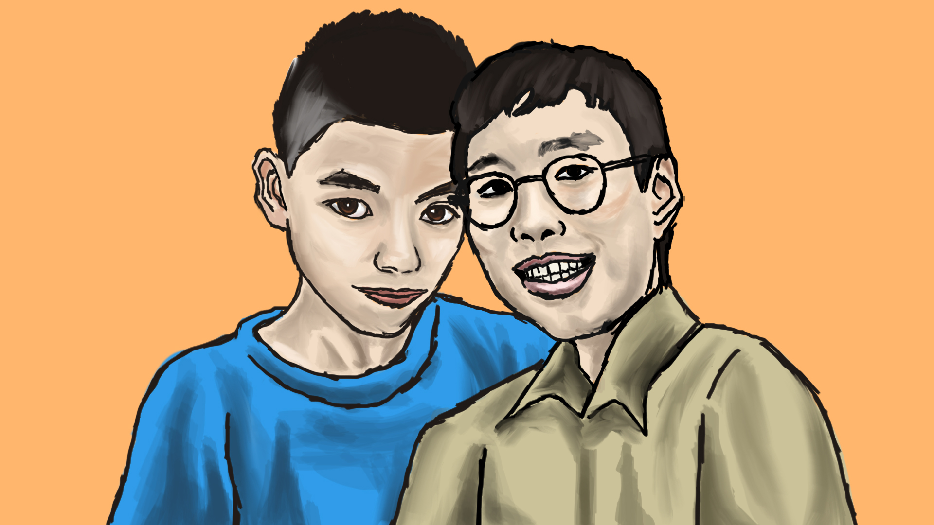 My friend Jaehan and I