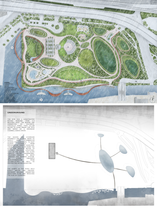 URBAN OASIS: Utilizing Abandoned Urban Space for Sustainable Flood Mitigation