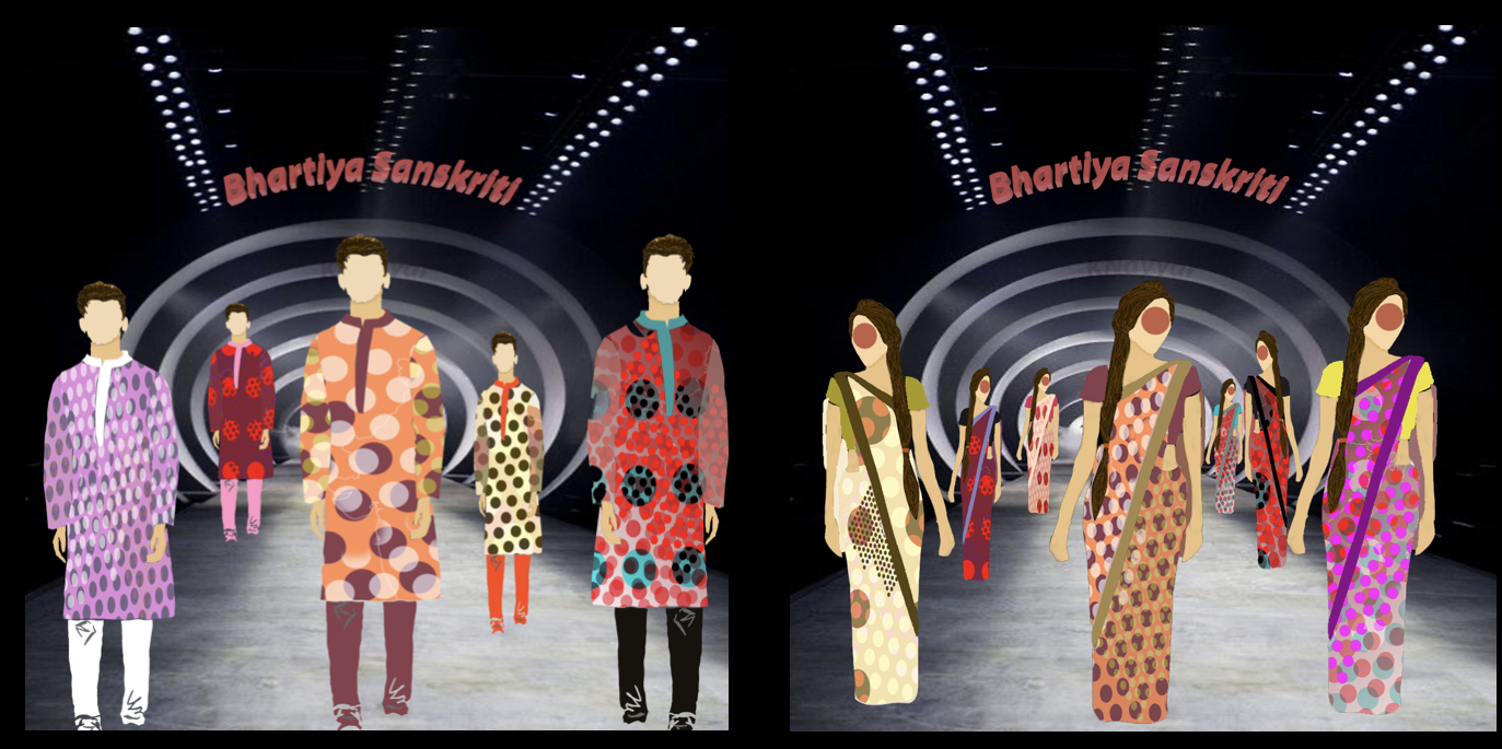 Bhartiya Sanskriti: Mens & Women's fashion show