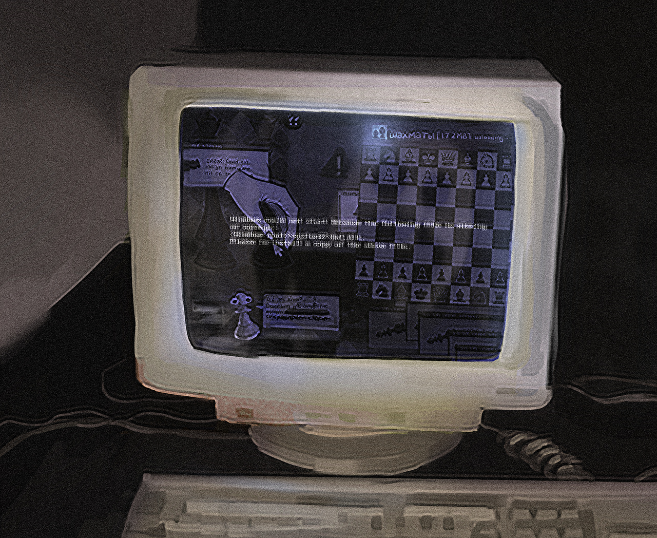 SCP-1875: “Antique Chess Computer”