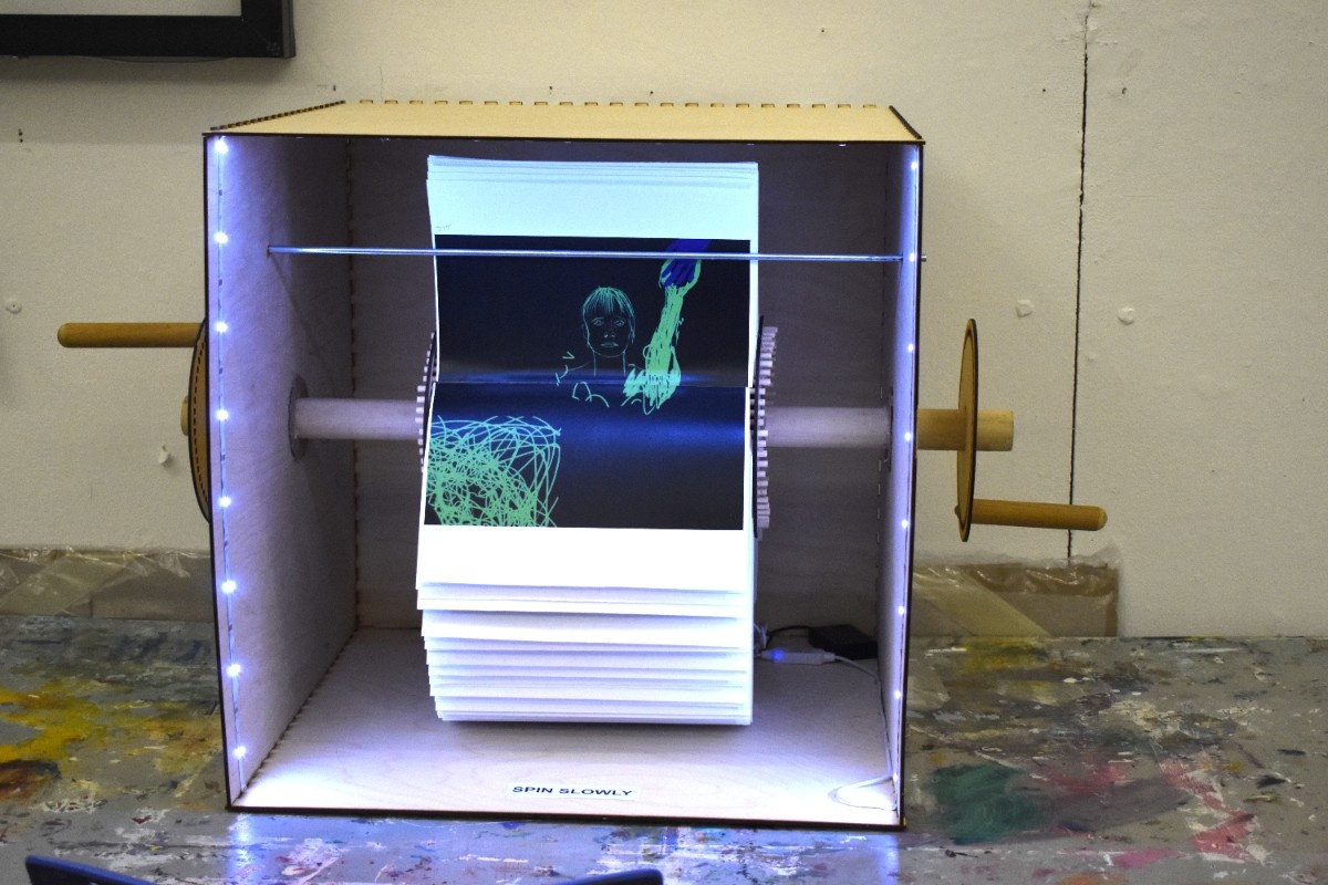 Loss of Self - Flip Box Machine (Front View)