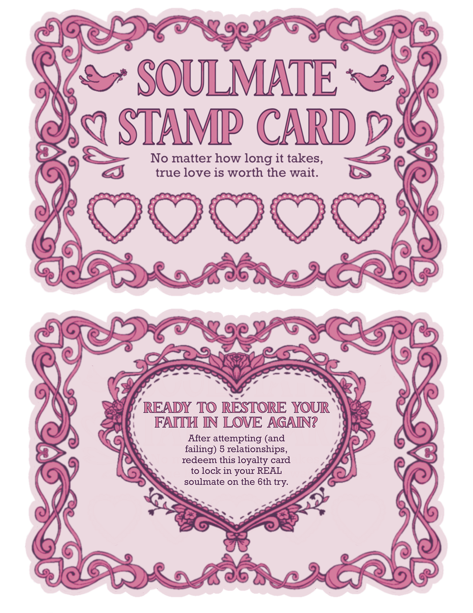 Soulmate Stamp Card