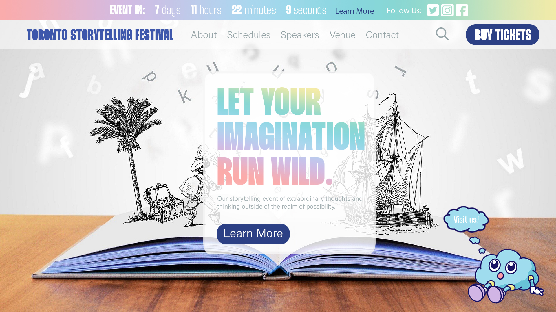 Toronto Storytelling Festival Branding